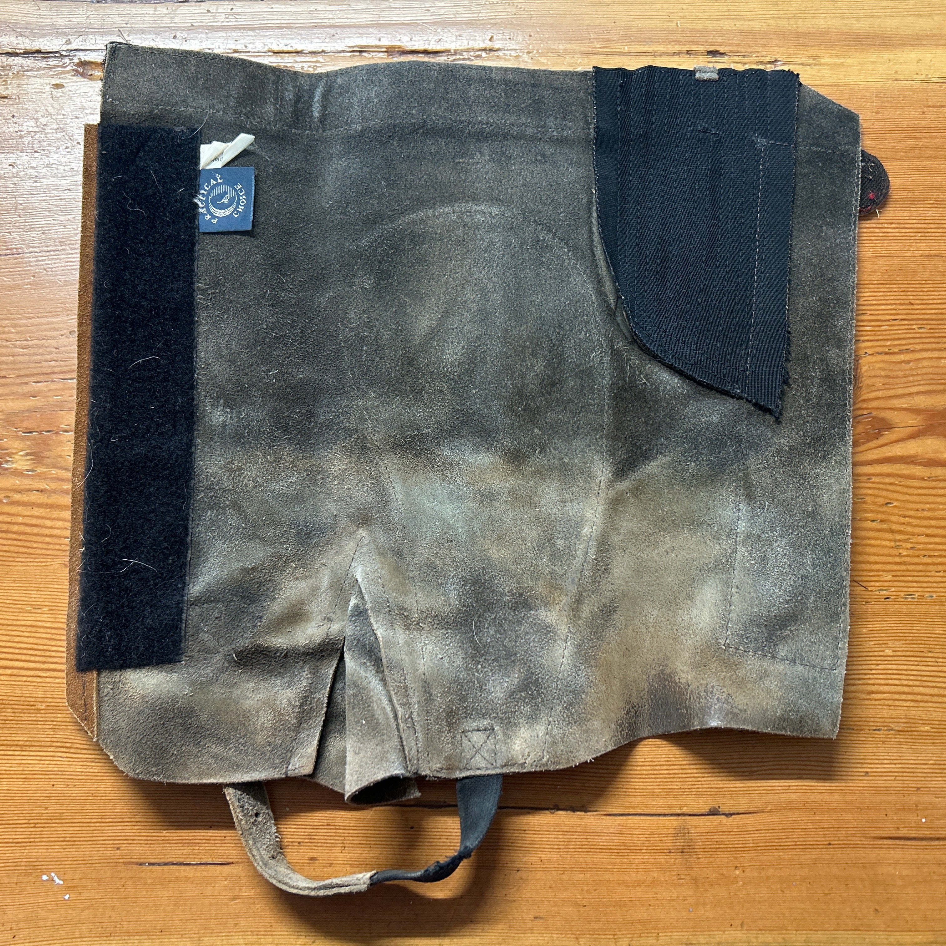 Practical Choice Brown Suede Half Chaps Small-Riding Boots-Consignment-Evolution Equestrian Co.