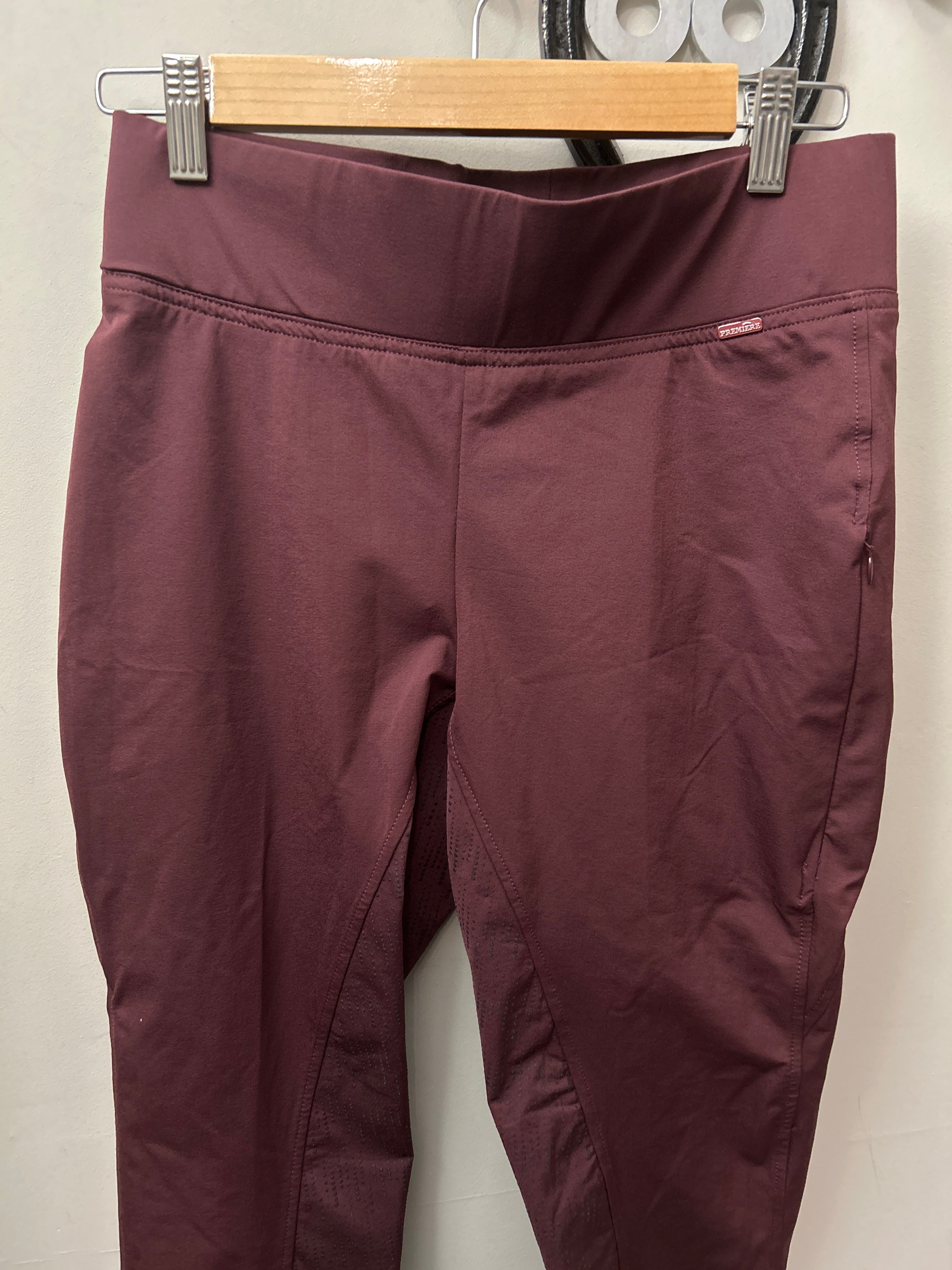 Premier Riding Tights Wine 26-Breeches-Consignment-Evolution Equestrian Co.