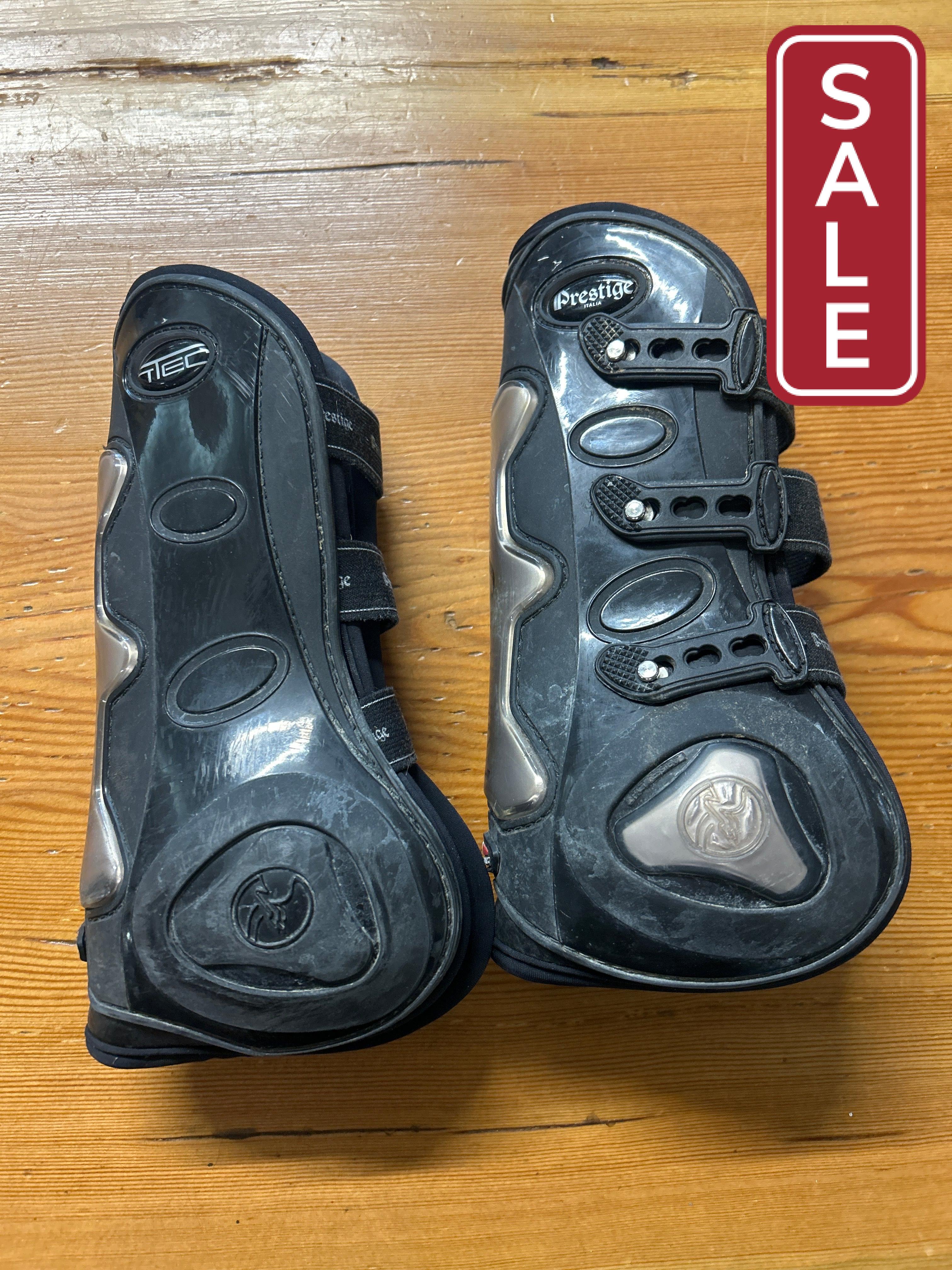 Prestige Titanium Open Front Boots-Horse Boots-Consignment-Evolution Equestrian Co.