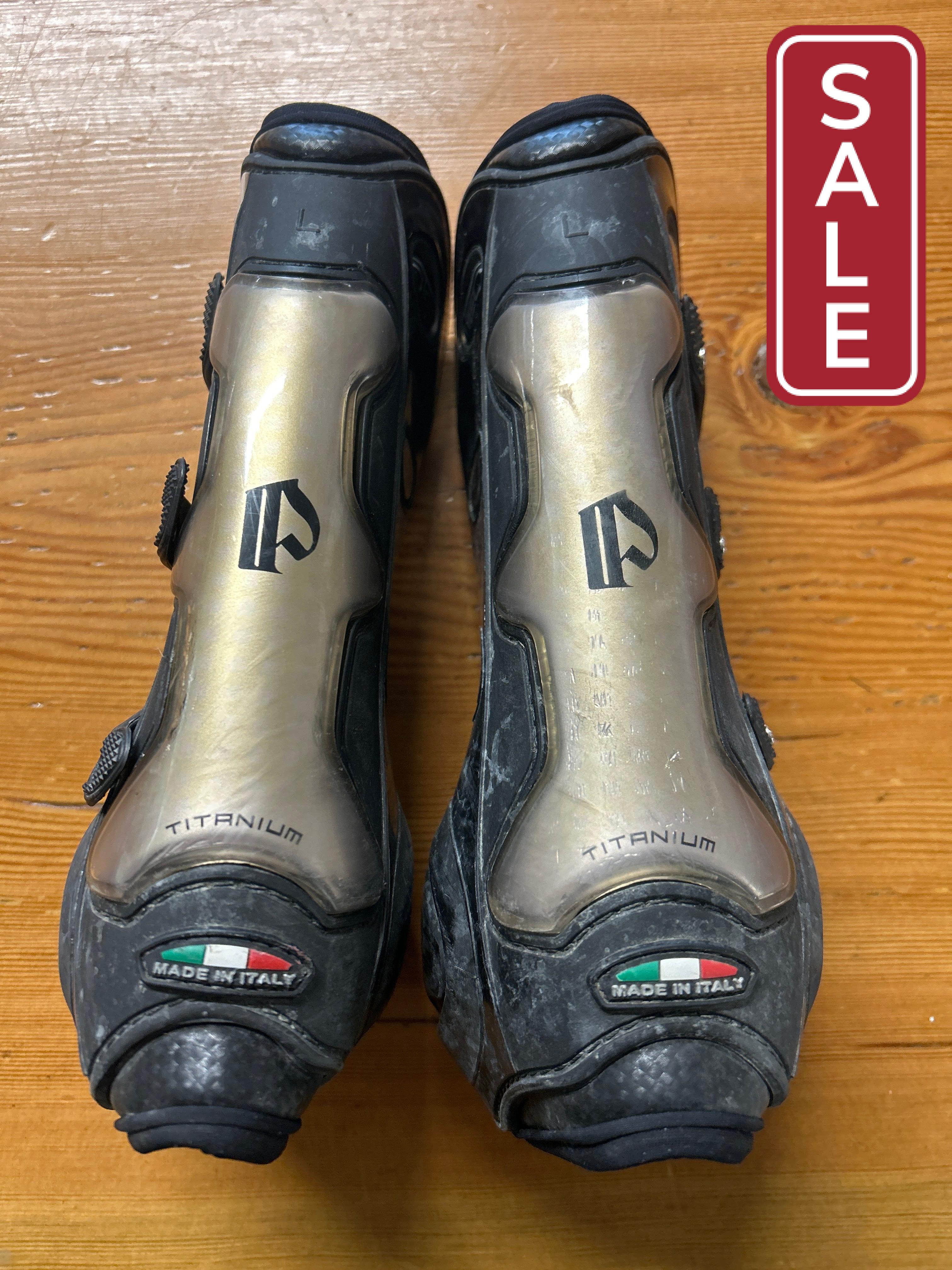 Prestige Titanium Open Front Boots-Horse Boots-Consignment-Evolution Equestrian Co.