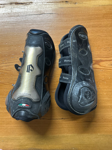 Prestige Titanium Open Front Boots-Horse Boots-Consignment-Evolution Equestrian Co.