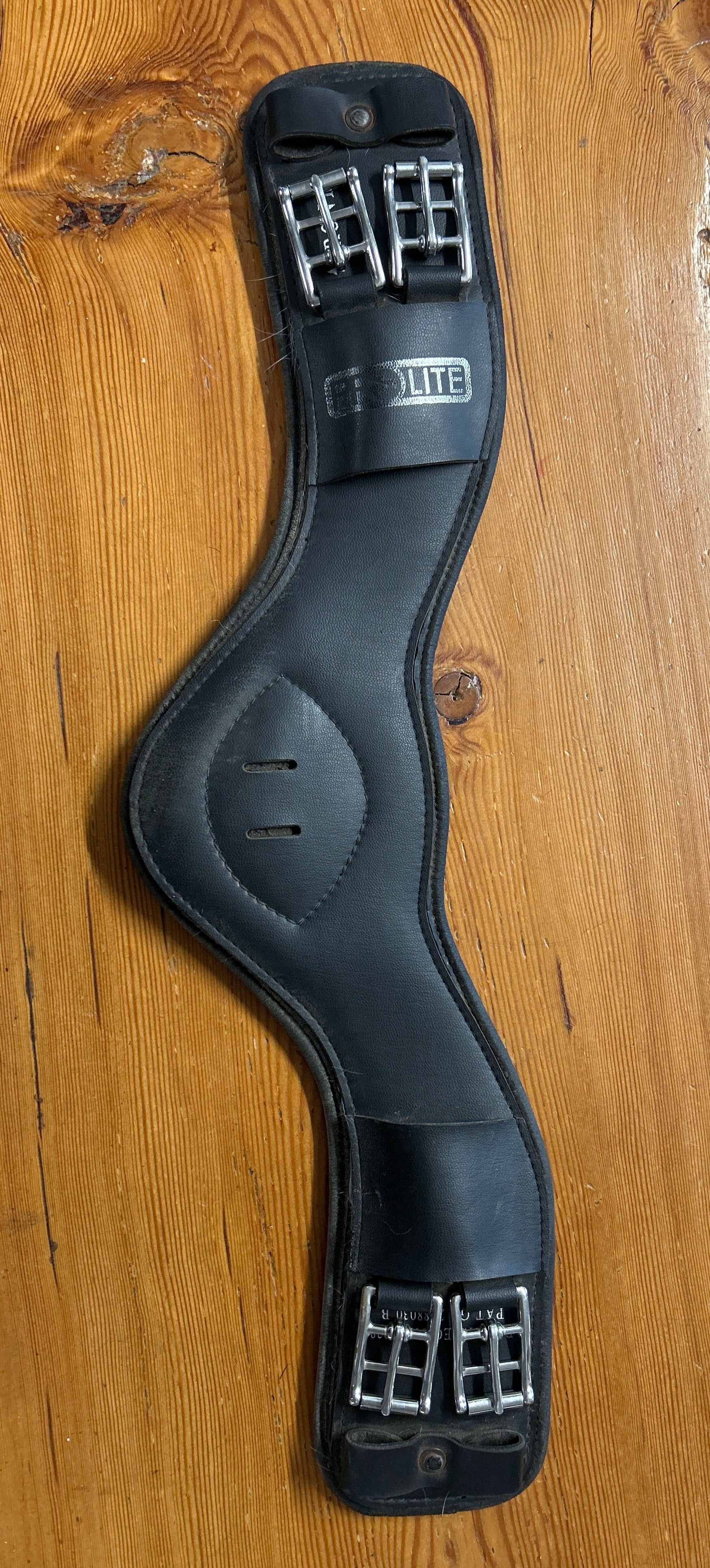 ProLite Dressage Girth Black 22"-English Girth-Consignment-Evolution Equestrian Co.