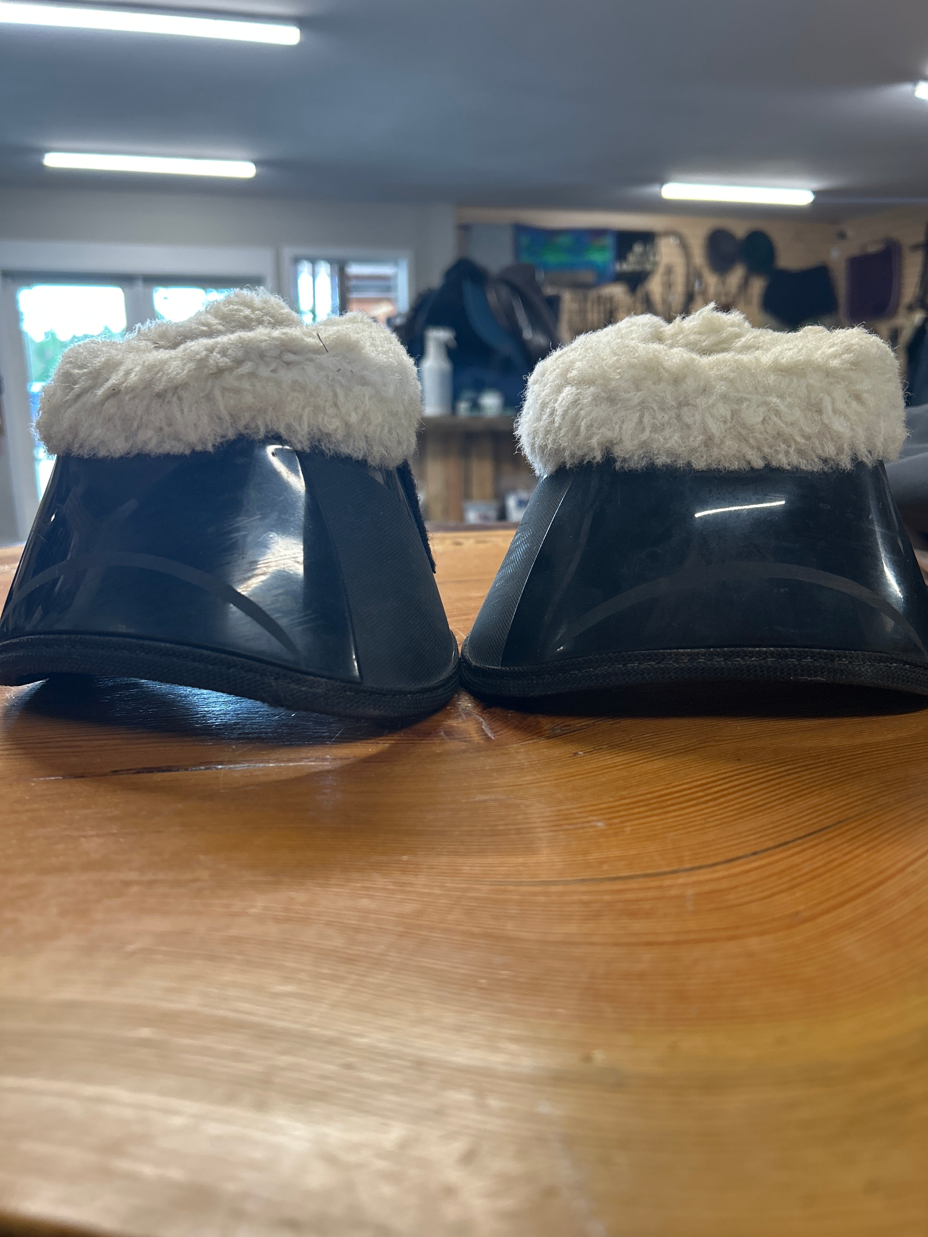 Prof Choice Hard Shell All-Purpose Bell Boots XL Black-Bell Boots-Consignment-Evolution Equestrian Co.