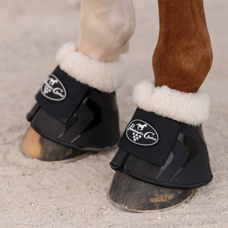 Prof Choice Hard Shell All-Purpose Bell Boots XL Black-Bell Boots-Consignment-Evolution Equestrian Co.