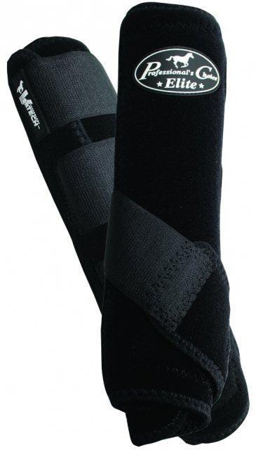 Professional Choice SMB Elite Boots x4 Black Large-Horse Boots-Consignment-Evolution Equestrian Co.
