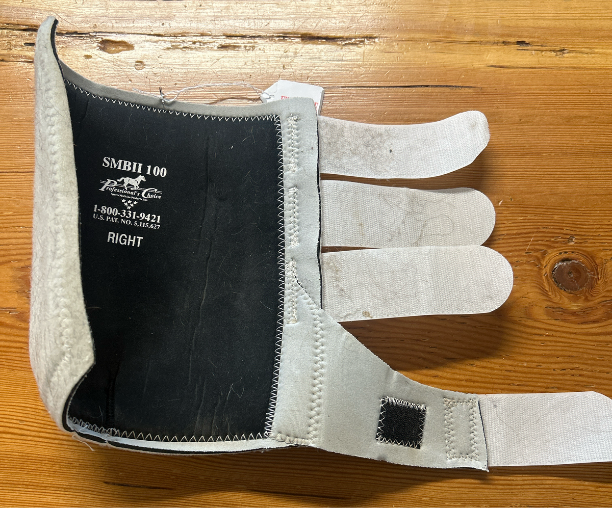 Professional's Choice SMBII 100 White Medium-Horse Boots-Consignment-Evolution Equestrian Co.