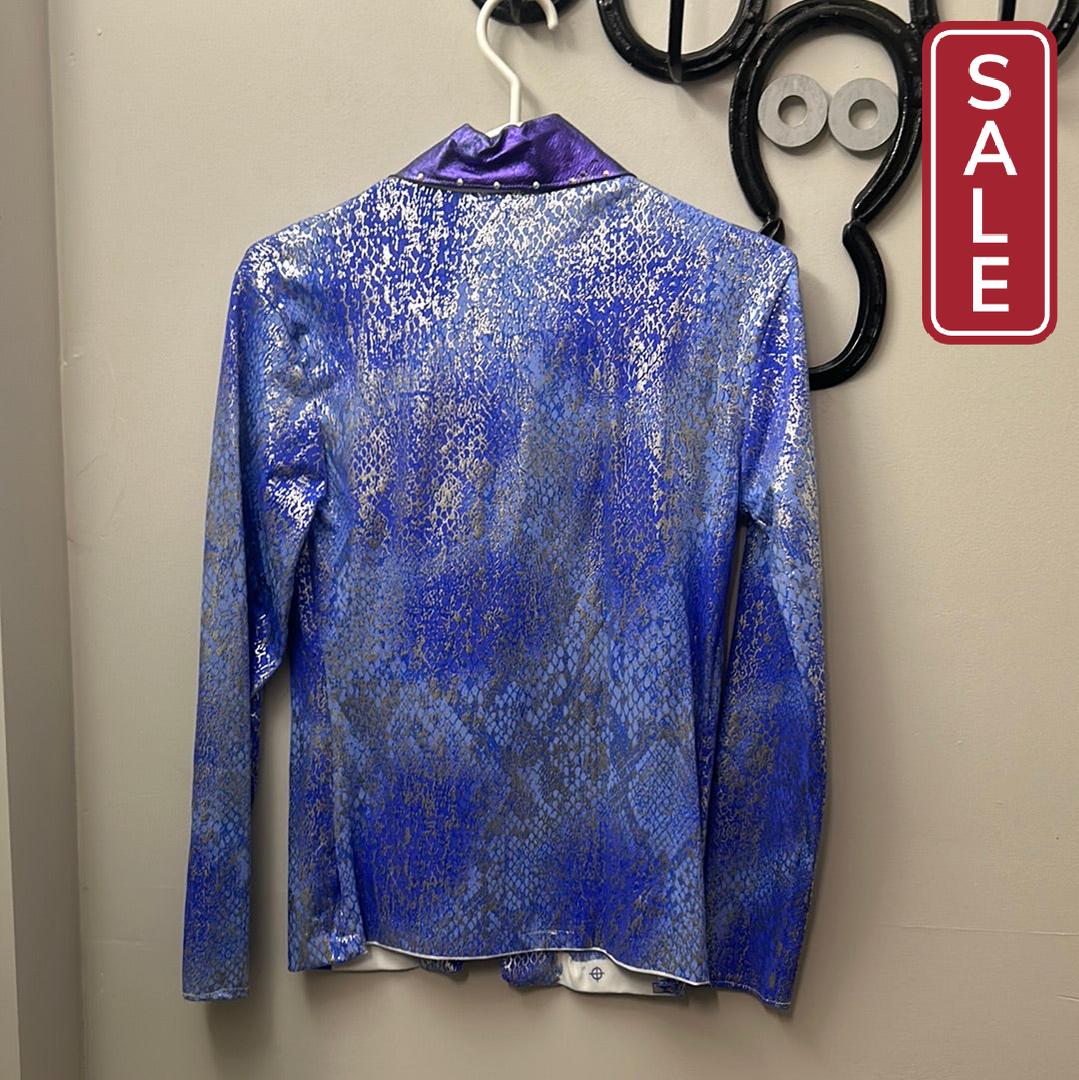Purple Ladies Western Show Shirt-Clothing-Consignment-Evolution Equestrian Co.
