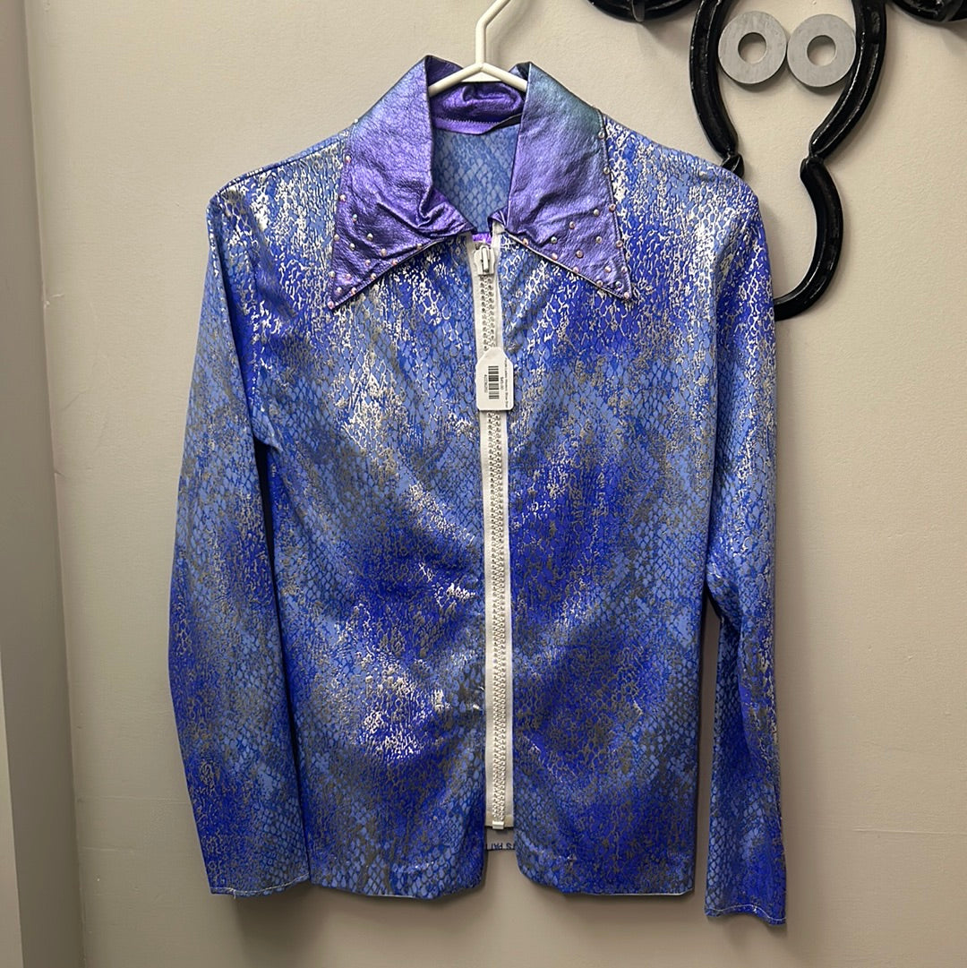 Purple Ladies Western Show Shirt-Clothing-Consignment-Evolution Equestrian Co.