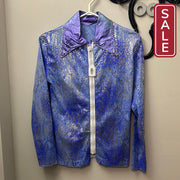 Purple Ladies Western Show Shirt-Clothing-Consignment-Evolution Equestrian Co.