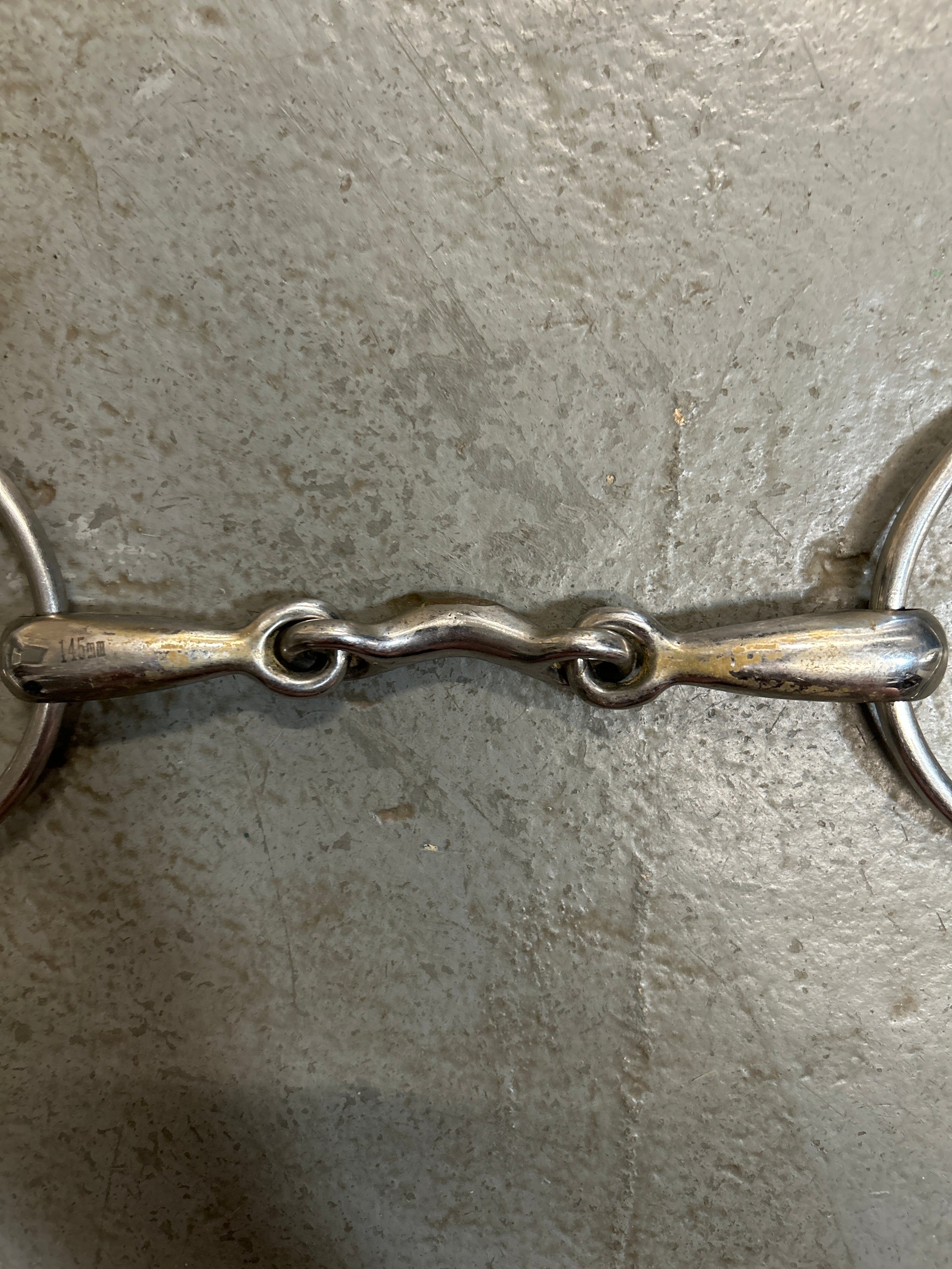 Quarter Moon Loose Ring Snaffle 5-3/4"-Bit-Consignment-Evolution Equestrian Co.
