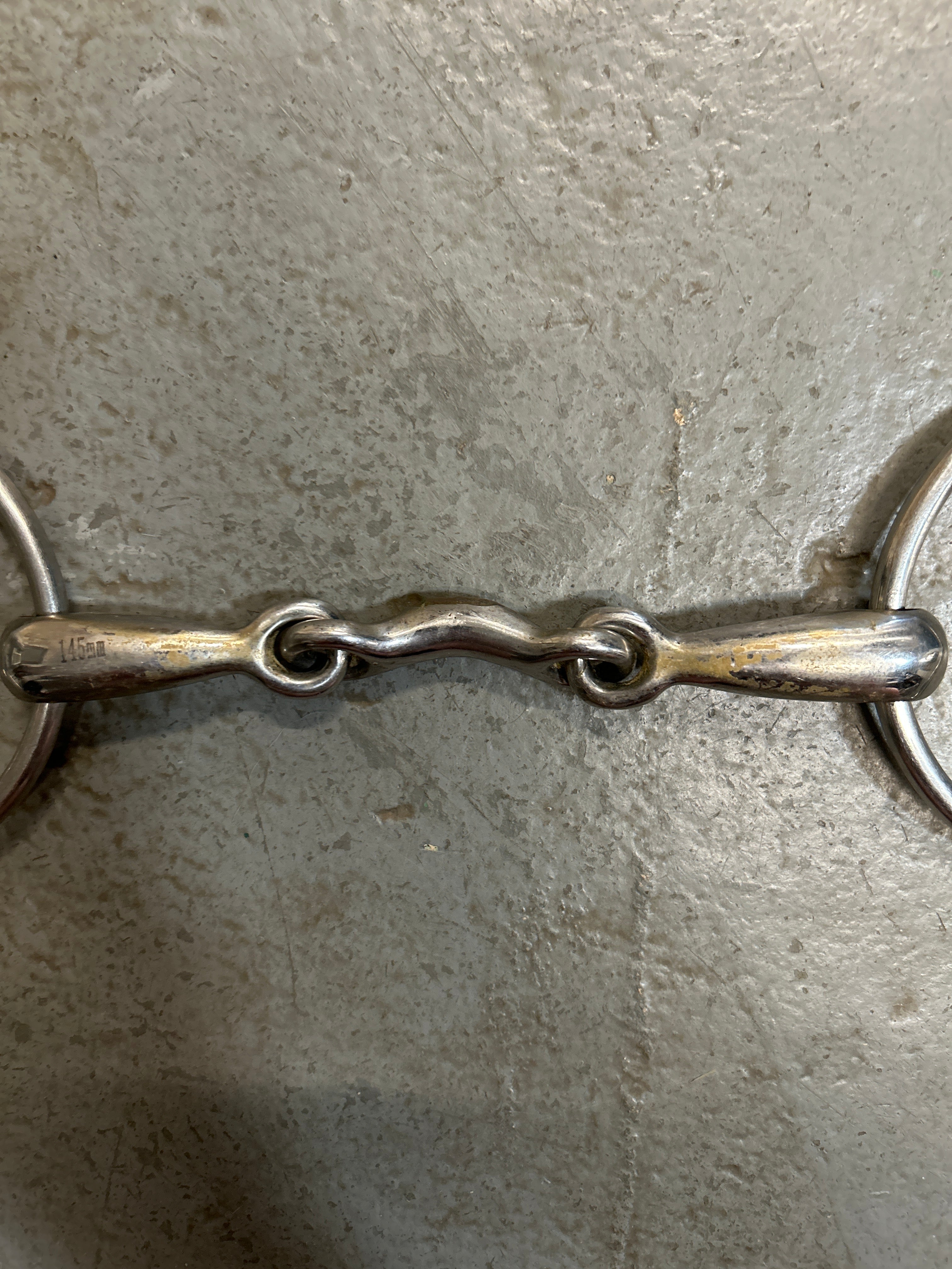 Quarter Moon Loose Ring Snaffle 5-3/4"-Bit-Consignment-Evolution Equestrian Co.