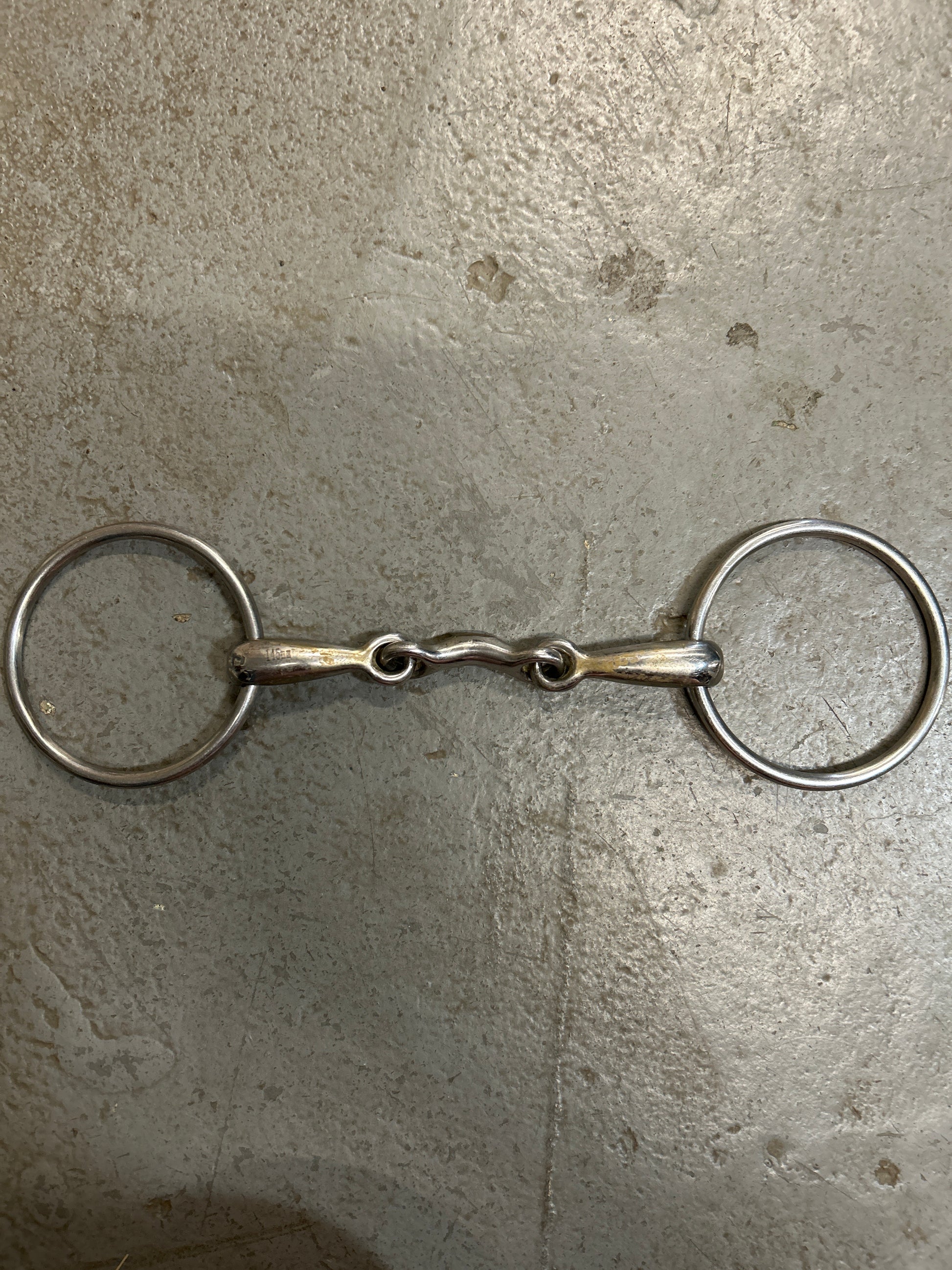 Quarter Moon Loose Ring Snaffle 5-3/4"-Bit-Consignment-Evolution Equestrian Co.