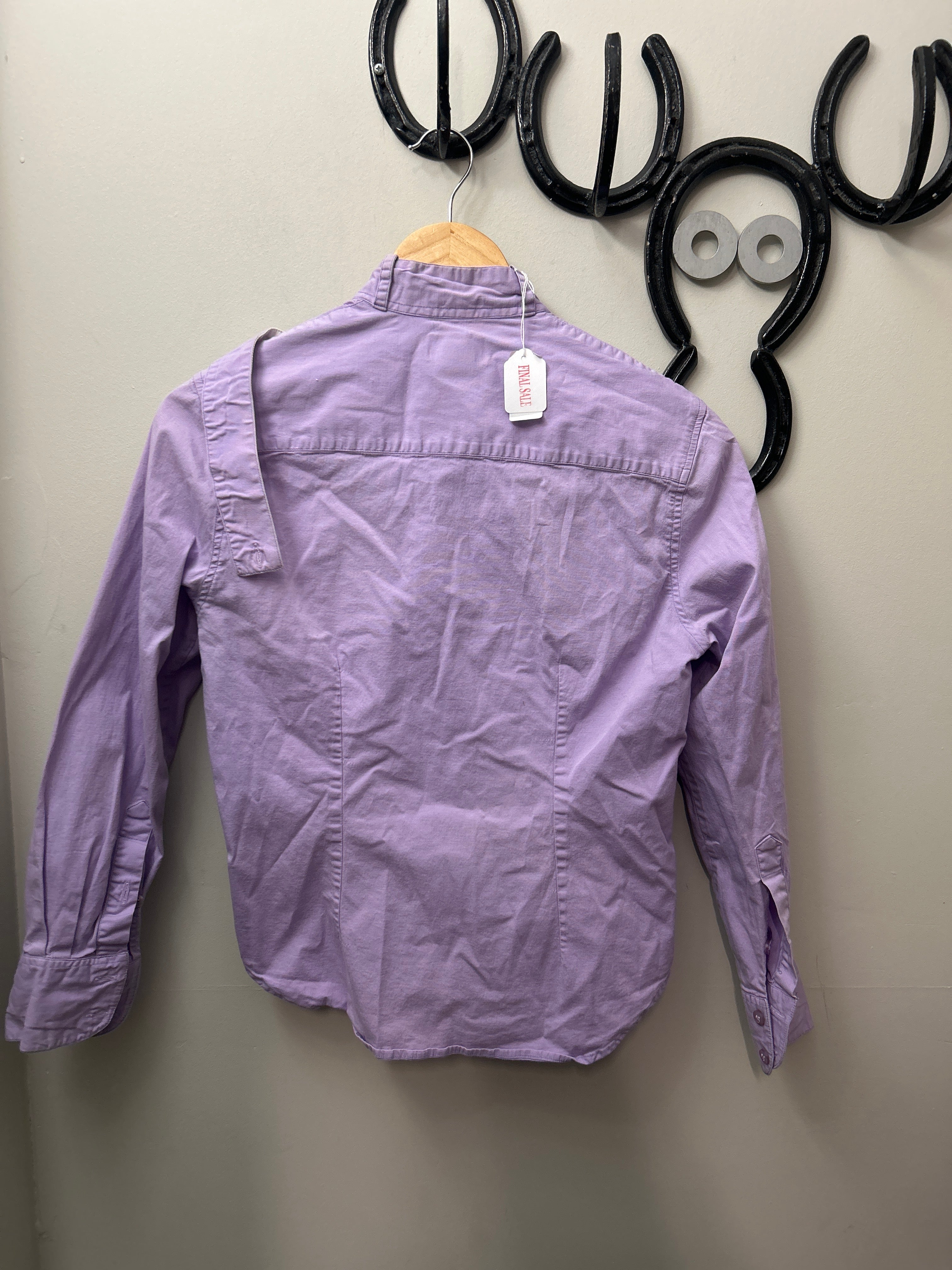 RH Collection Kids Purple Show Shirt-Show Shirts-Consignment-Evolution Equestrian Co.