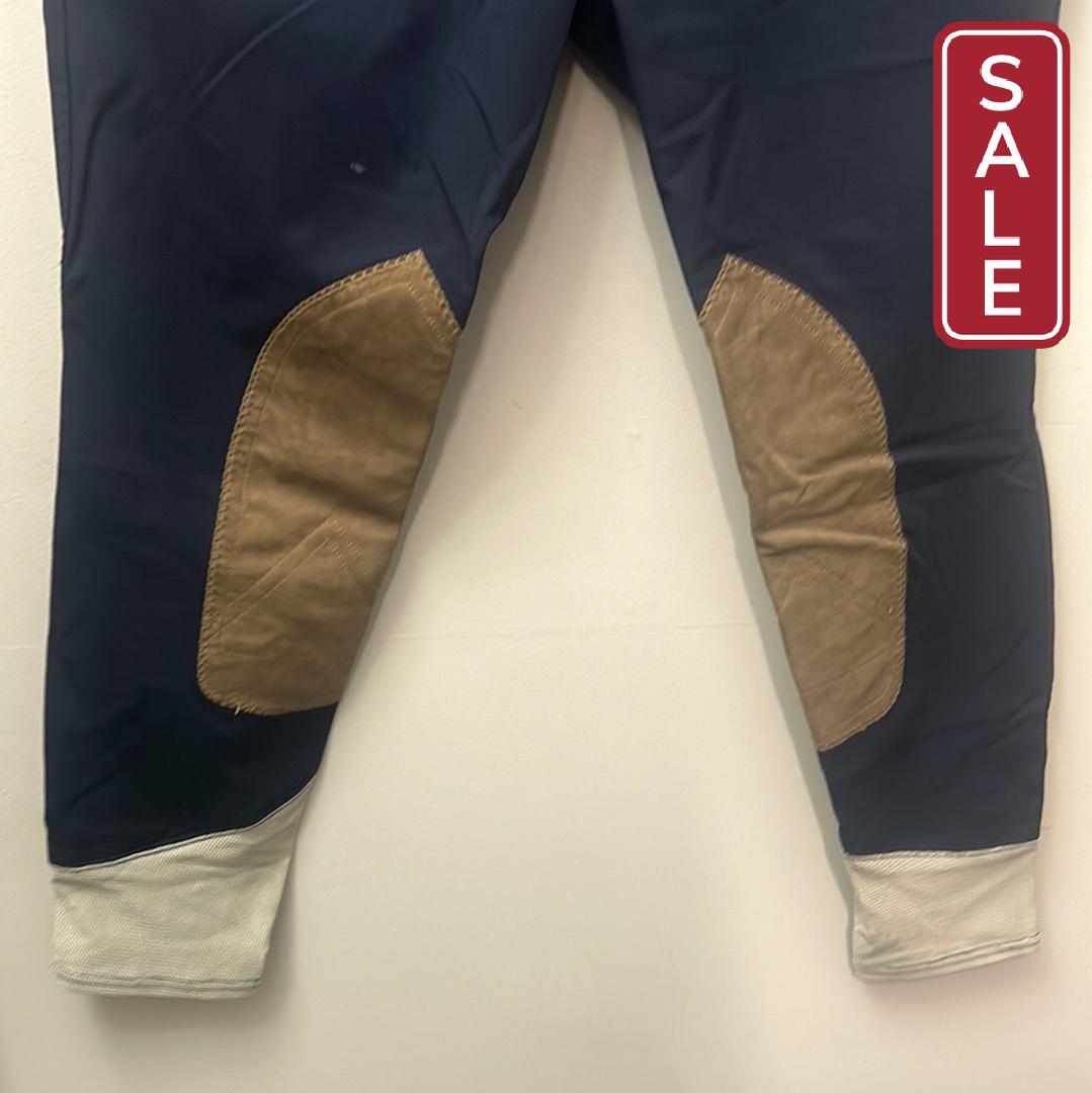 RJ Classic Gulf Breeches Navy 28-Riding Pants-Consignment-Evolution Equestrian Co.