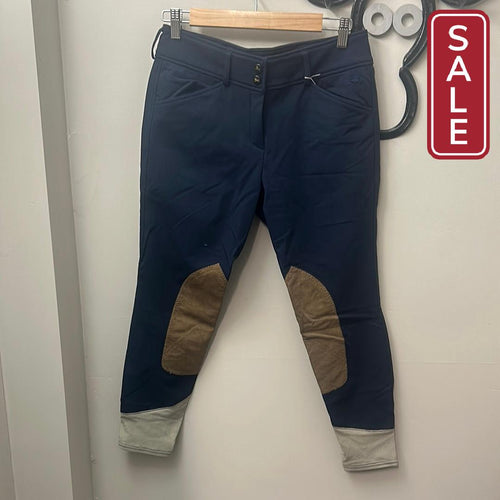 RJ Classic Gulf Breeches Navy 28-Riding Pants-Consignment-Evolution Equestrian Co.