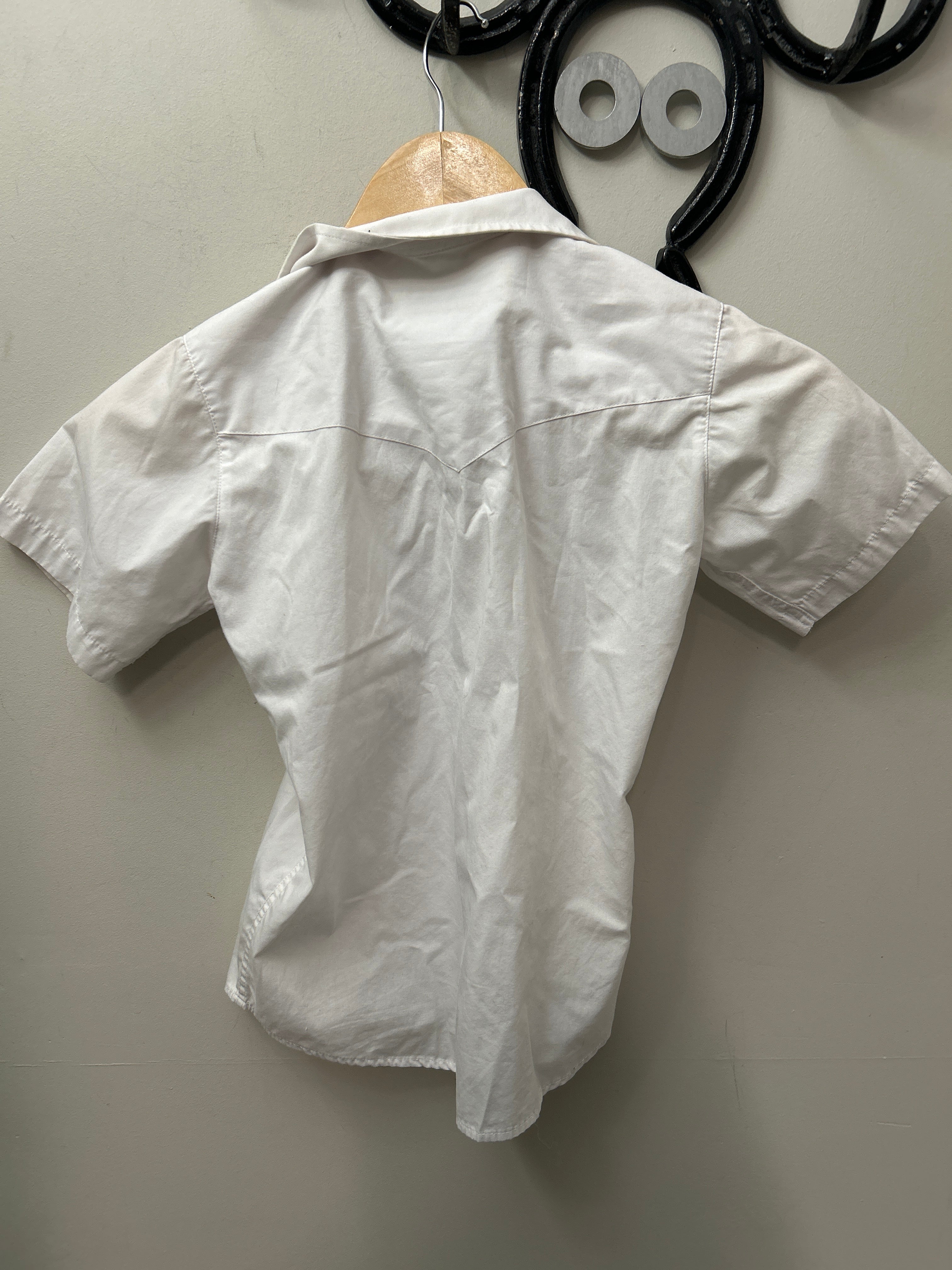 RJ Classic Kid's Short Sleeve Show Shirt 10-Riding Shirts-Consignment-Evolution Equestrian Co.