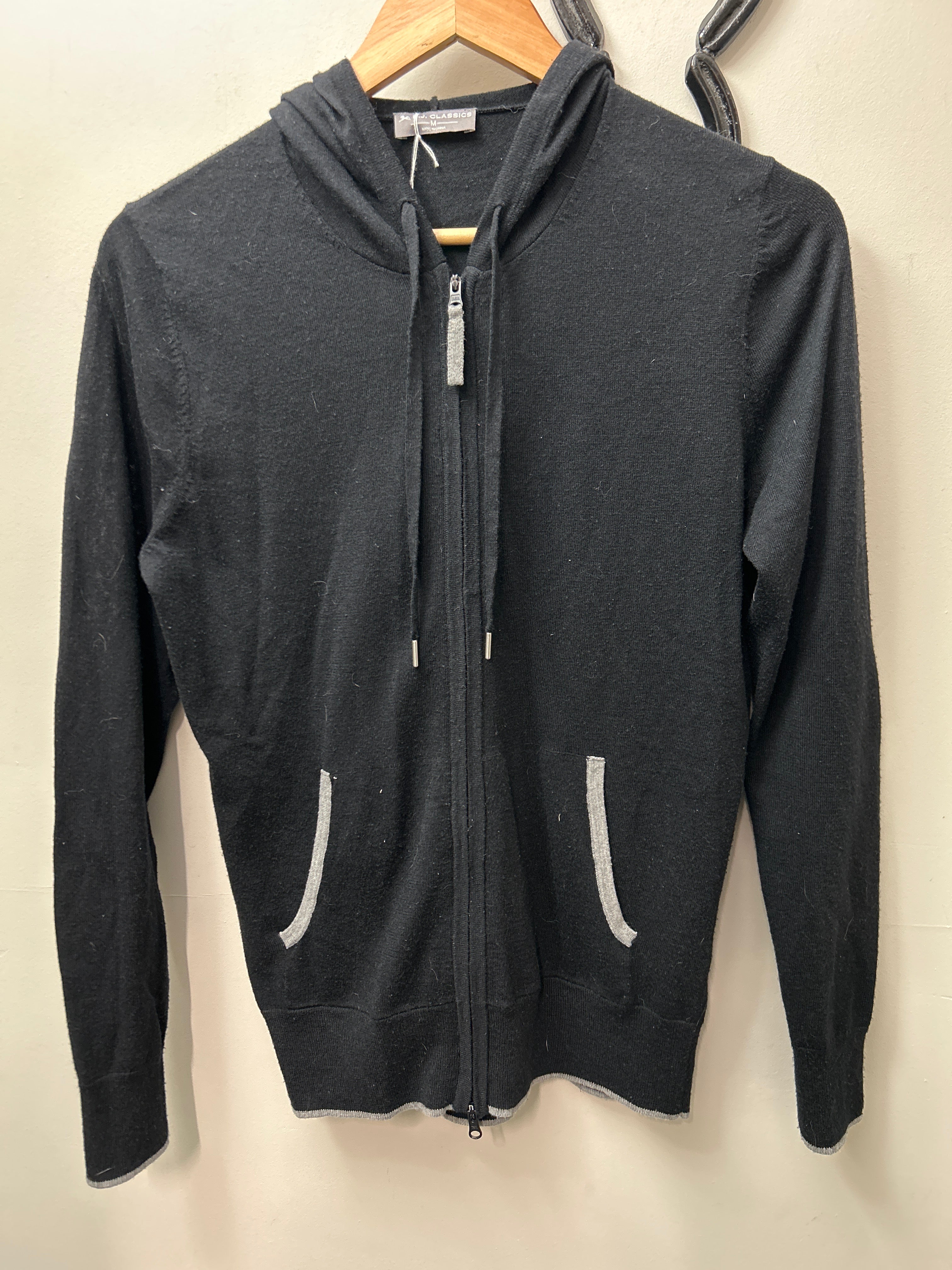 RJ Classic Merino Zip Up Sweater Medium-Sweatershirt-Consignment-Evolution Equestrian Co.