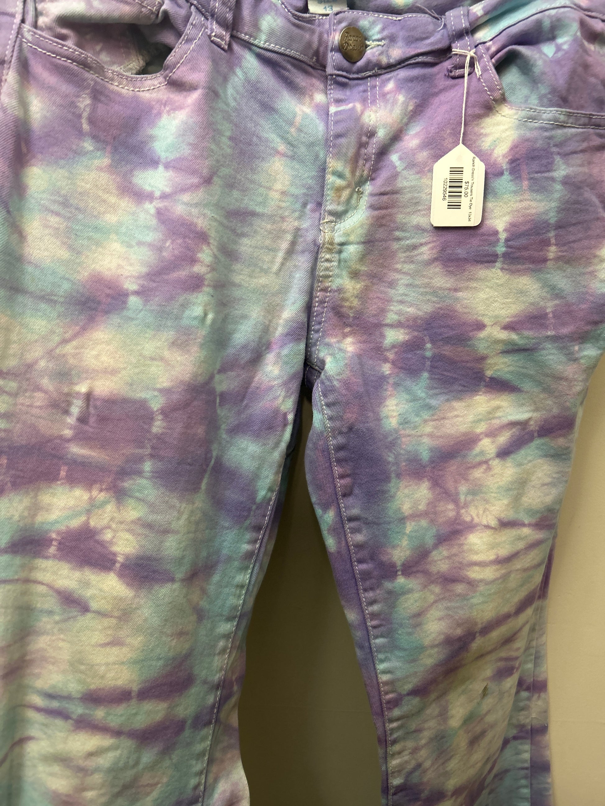 Ranch Dress'n Trousers Tie Dye 13x34-Apparel-Consignment-Evolution Equestrian Co.