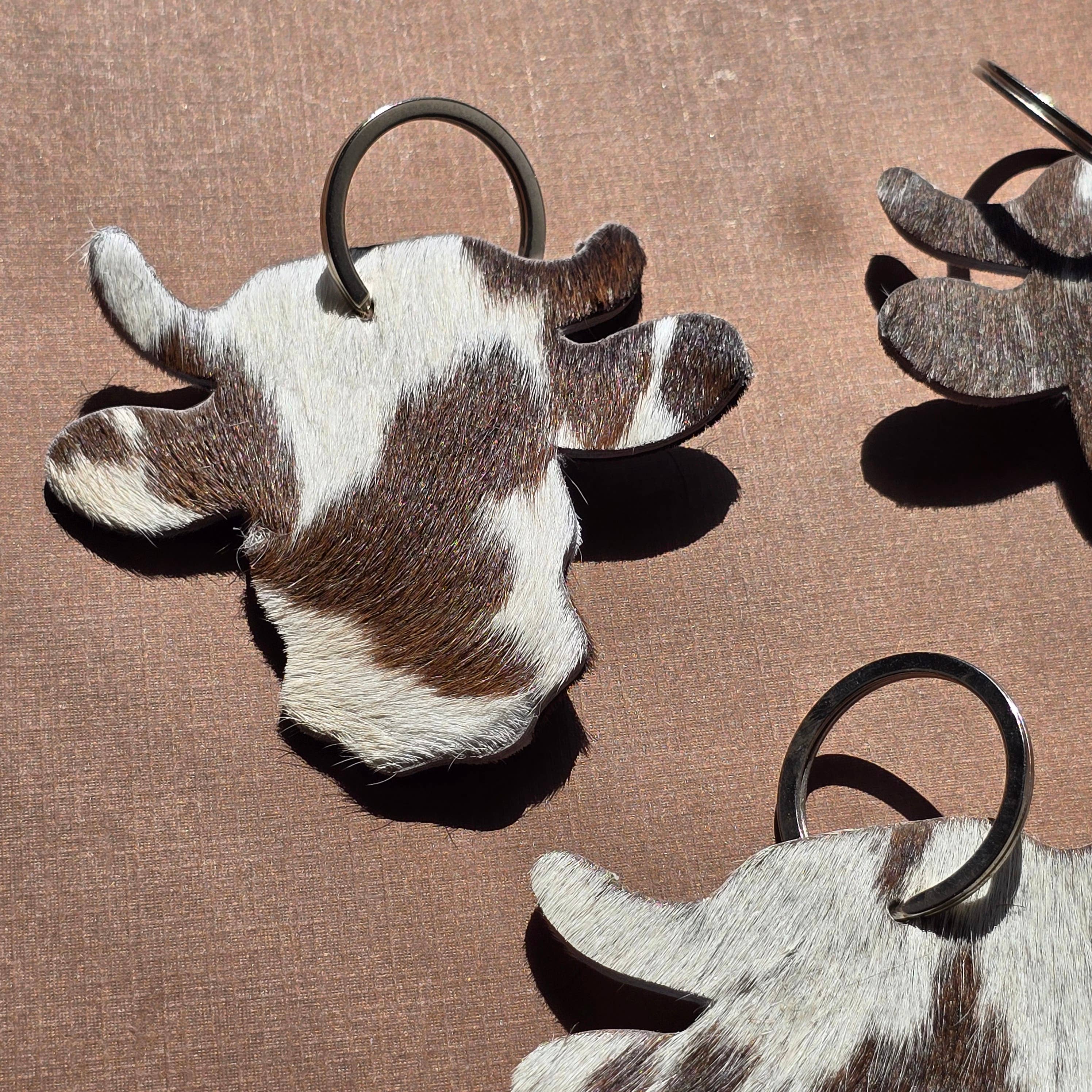 Ranchers Closet Cow Head Keychain-Key Chains-Ranchers Closet-Evolution Equestrian Co.