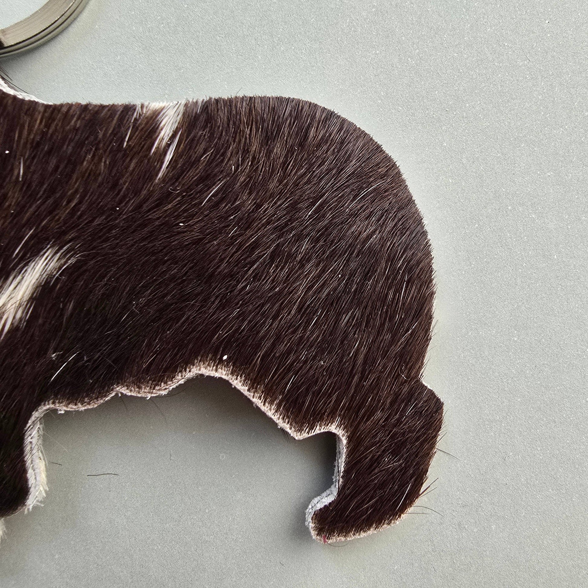 Ranchers Closet Cowhide Dog Keychain-Key Chains-Ranchers Closet-Evolution Equestrian Co.