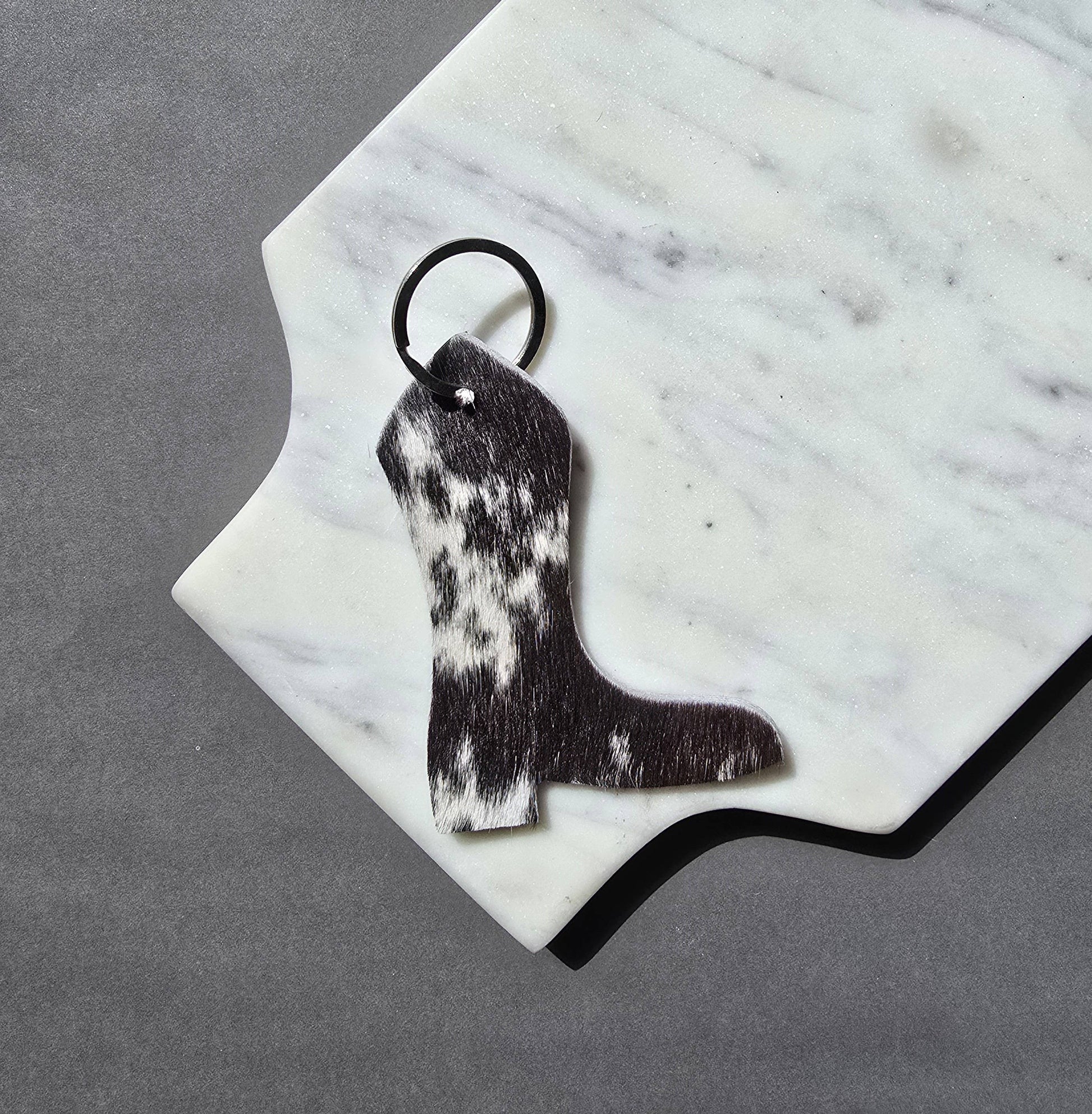 Ranchers Closet Genuine Cowhide Boot Keychain-Key Chains-Ranchers Closet-Evolution Equestrian Co.