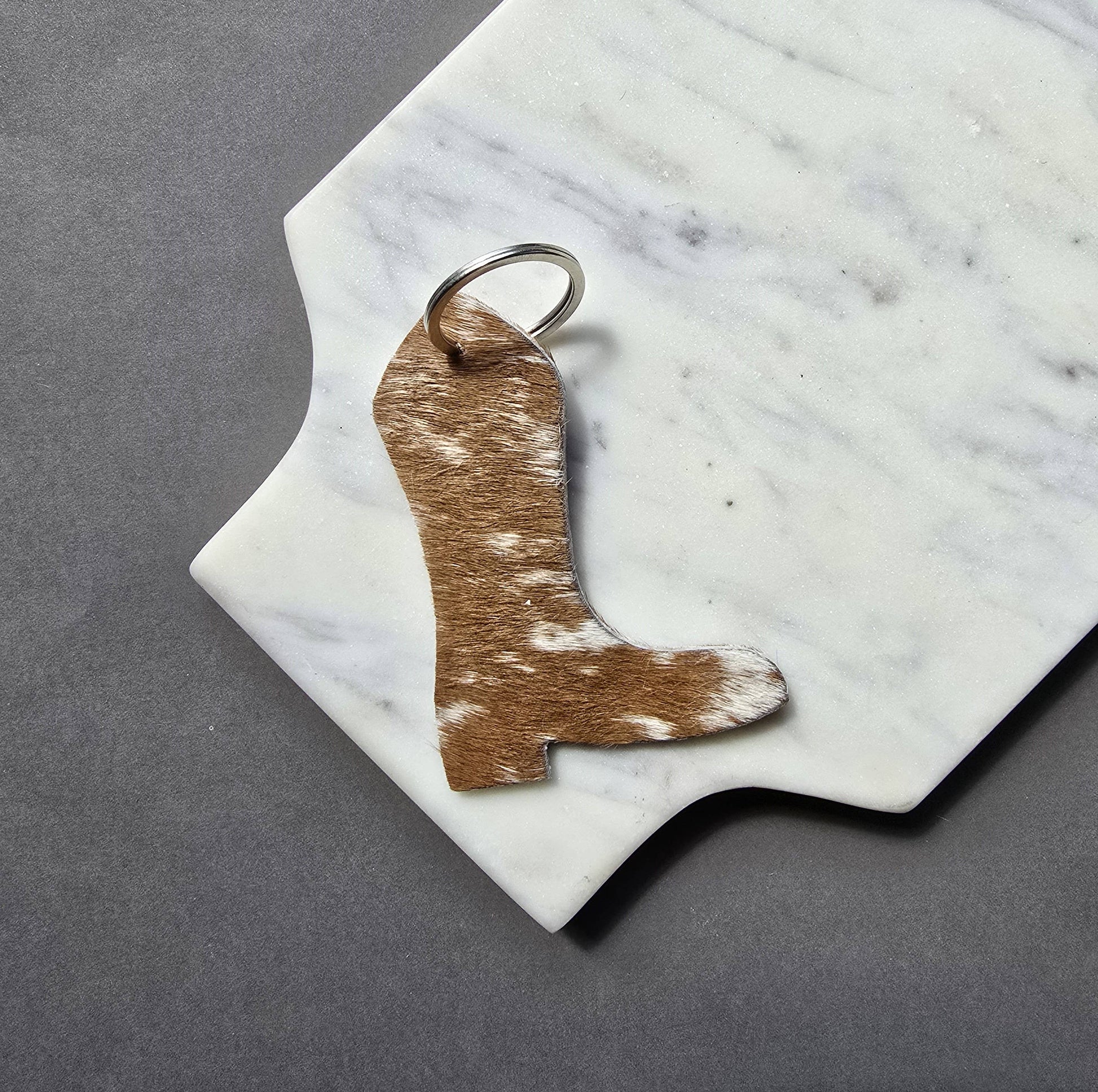 Ranchers Closet Genuine Cowhide Boot Keychain-Key Chains-Ranchers Closet-Evolution Equestrian Co.