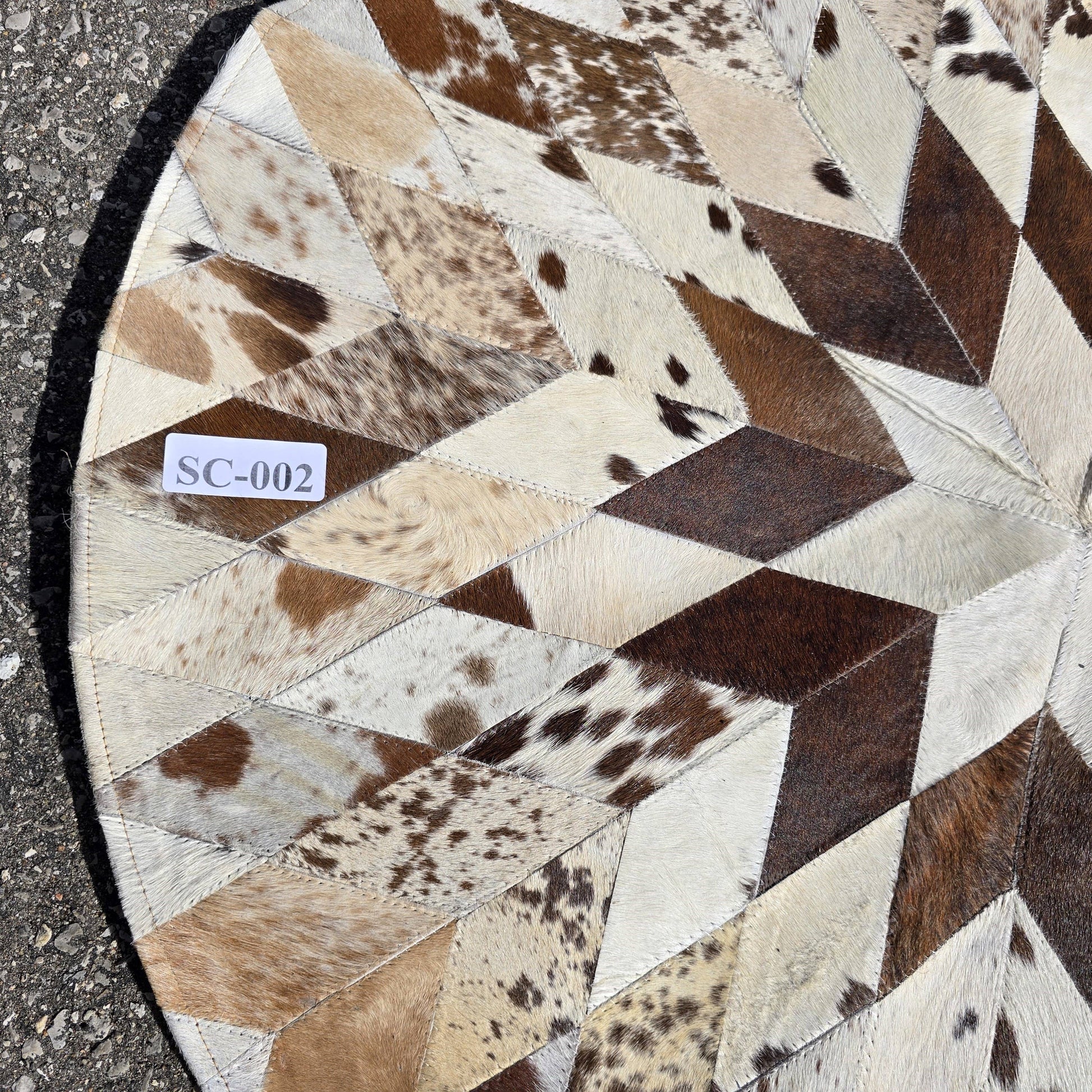 Ranchers Closet Western Cowhide Geometric Rug-Home Decor-Ranchers Closet-Evolution Equestrian Co.