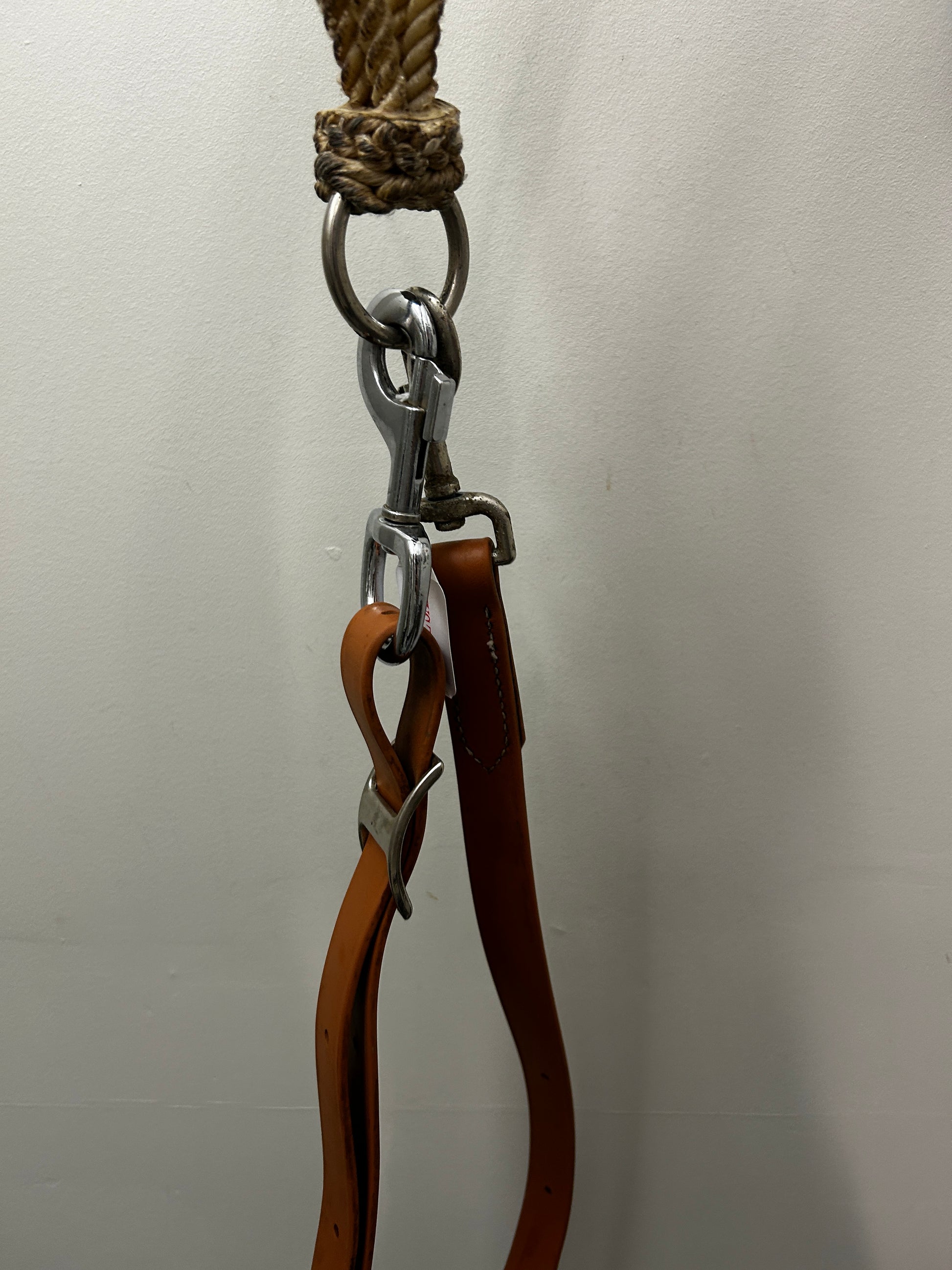 Rawhide Noseband Tiedown-Western Tack-Consignment-Evolution Equestrian Co.