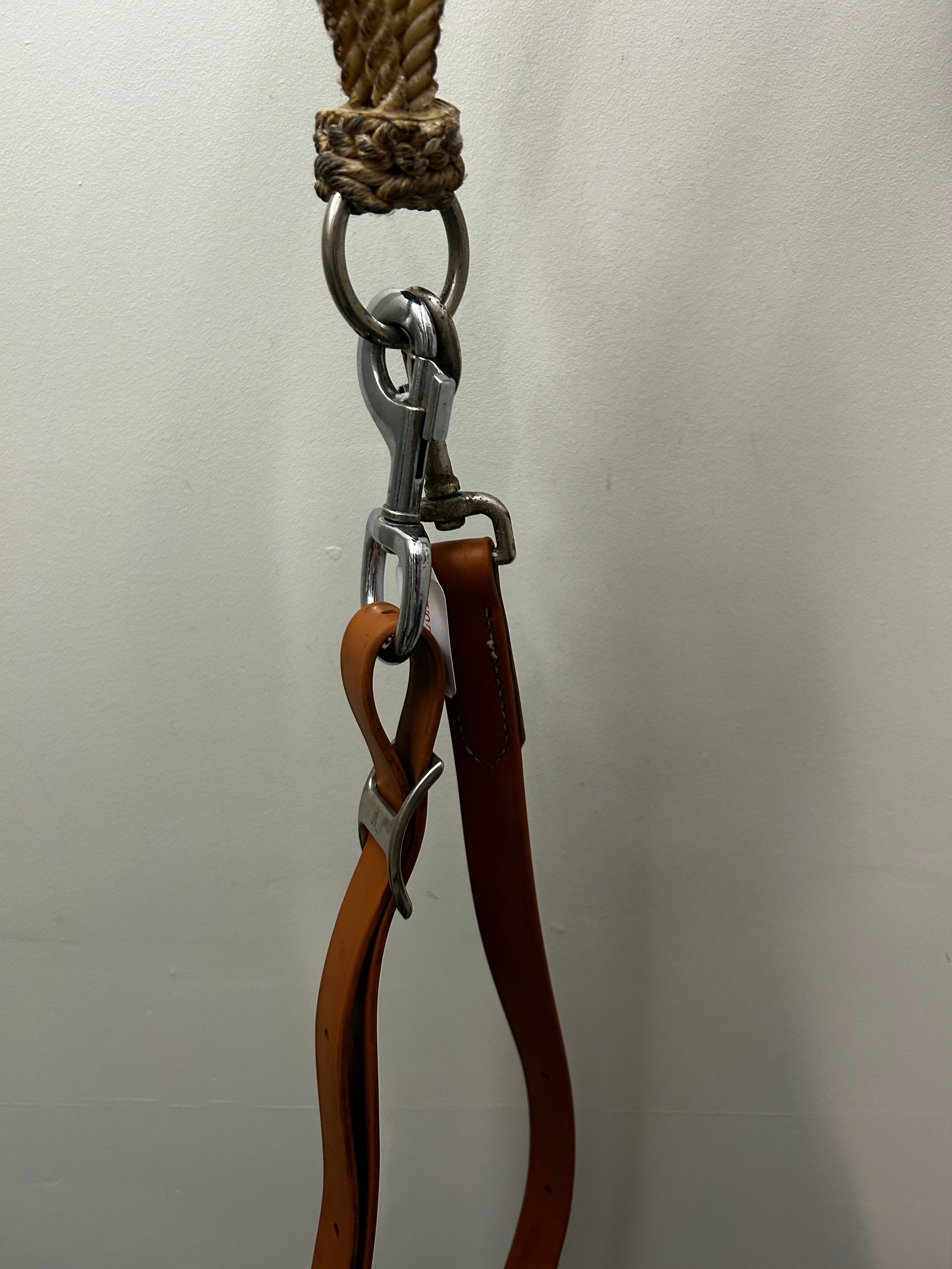 Rawhide Noseband Tiedown-Western Tack-Consignment-Evolution Equestrian Co.