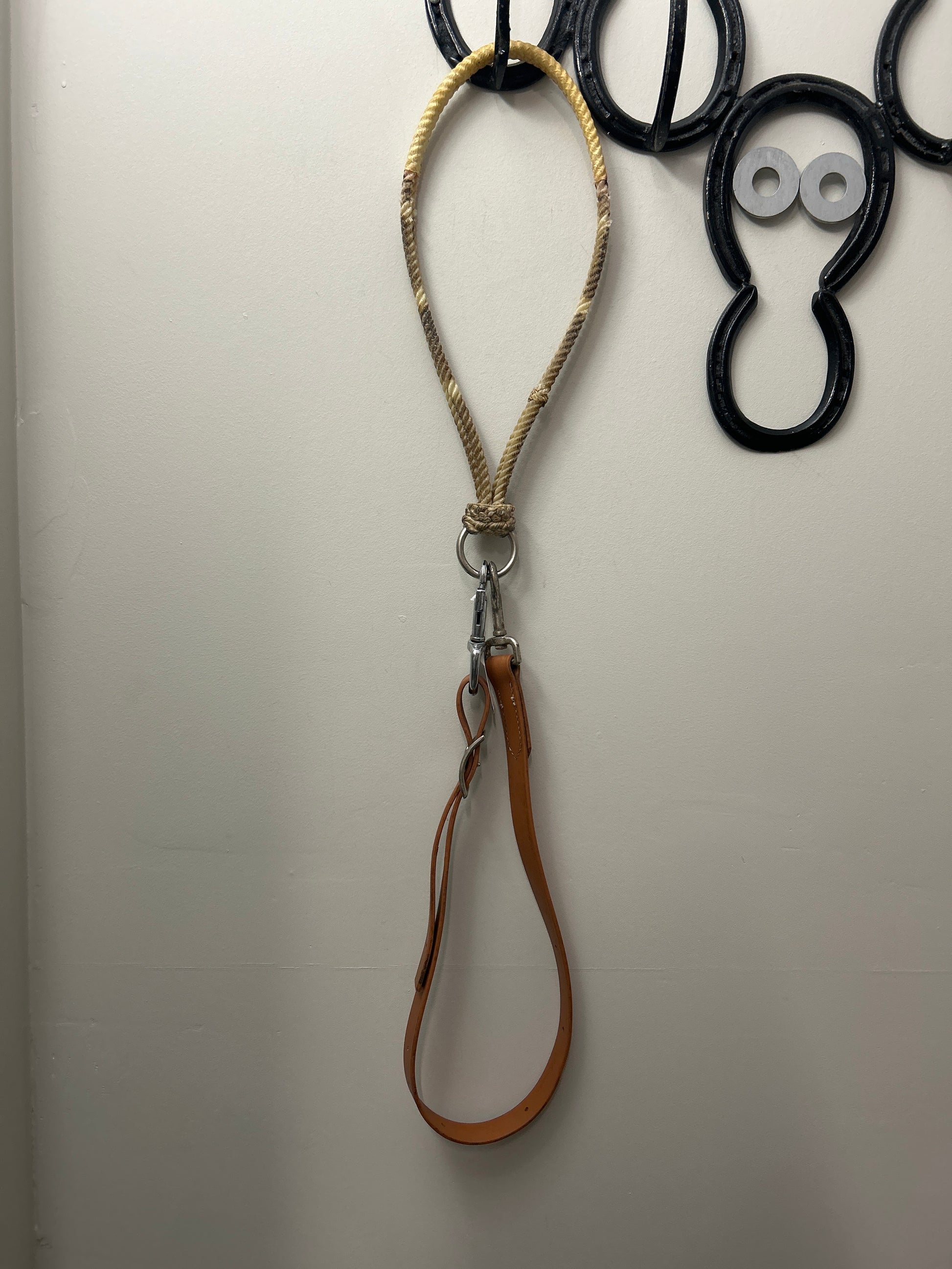 Rawhide Noseband Tiedown-Western Tack-Consignment-Evolution Equestrian Co.