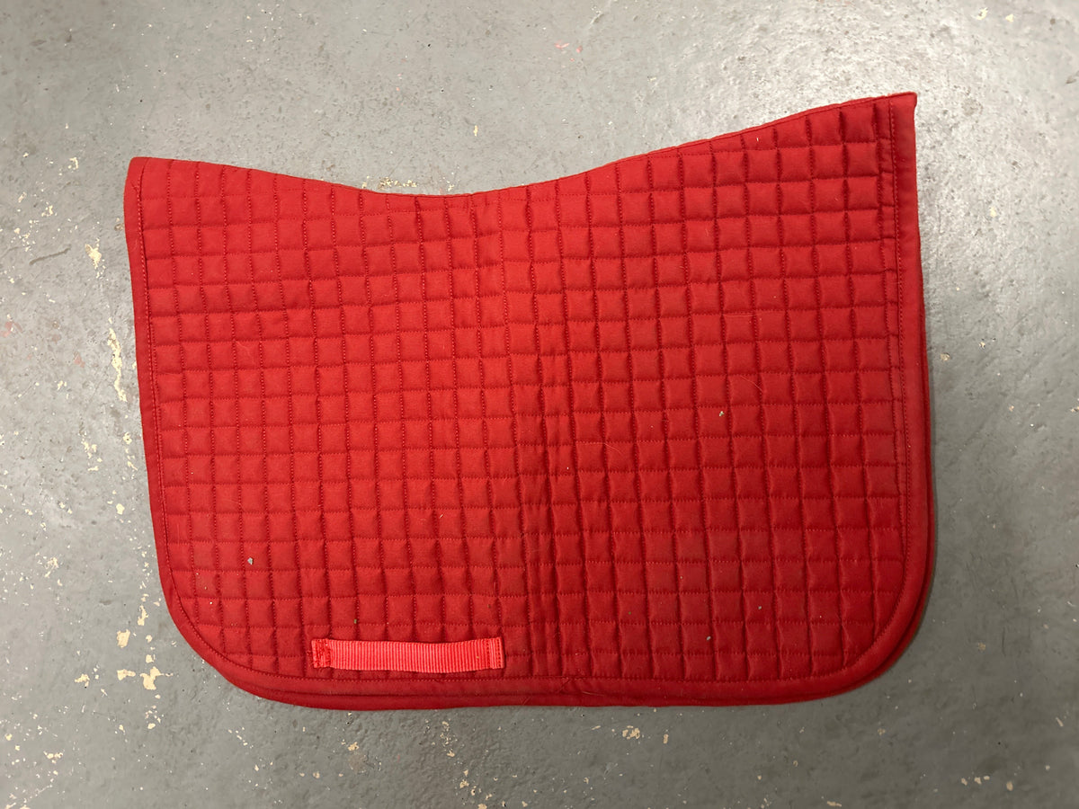 Red English Saddle Pad – Evolution Equestrian Co.