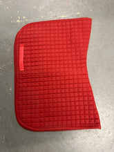 Load image into Gallery viewer, Red English Saddle Pad-English Saddle Pad-Consignment-Evolution Equestrian Co.
