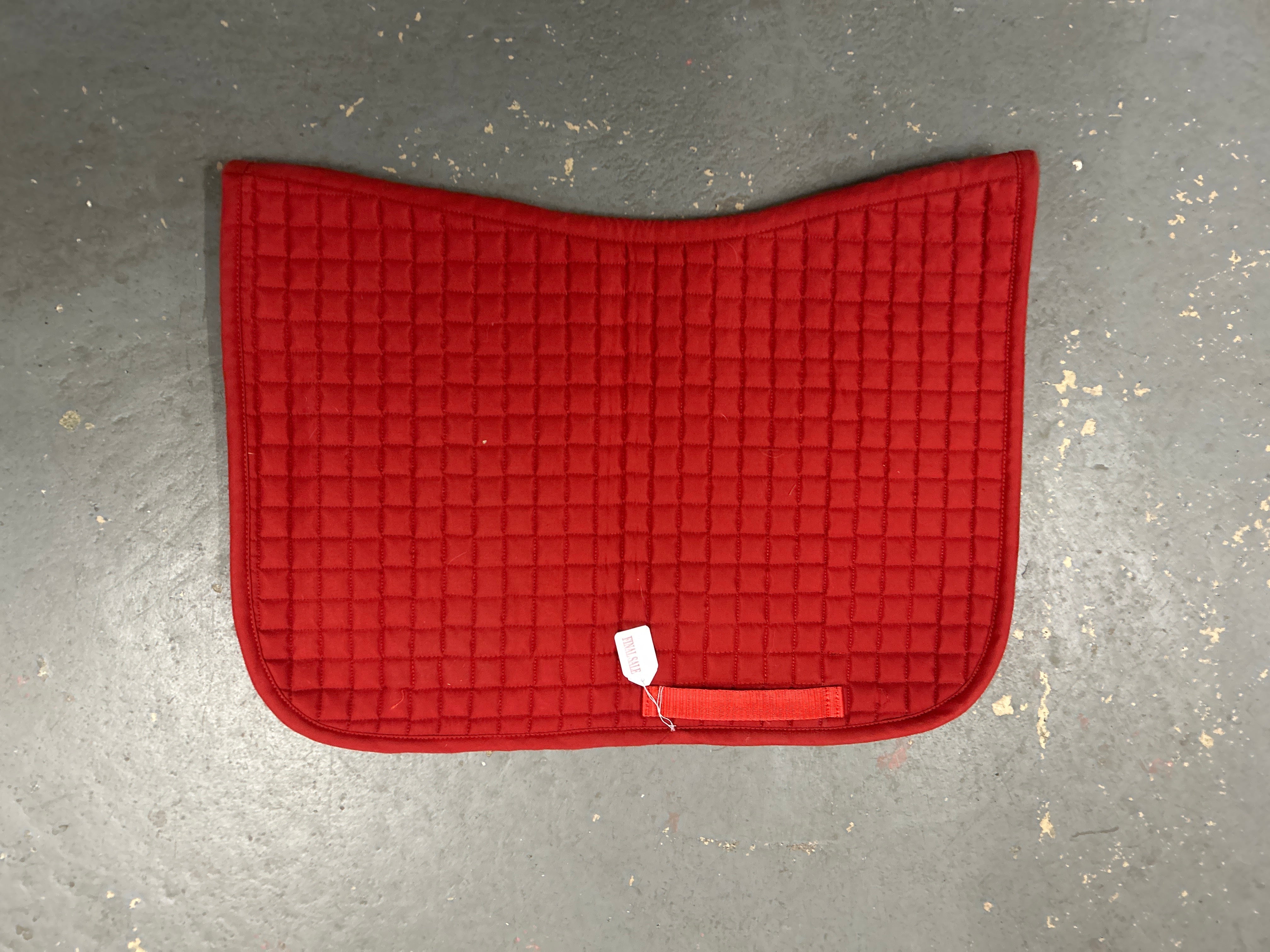 Red English Saddle Pad-English Saddle Pad-Consignment-Evolution Equestrian Co.