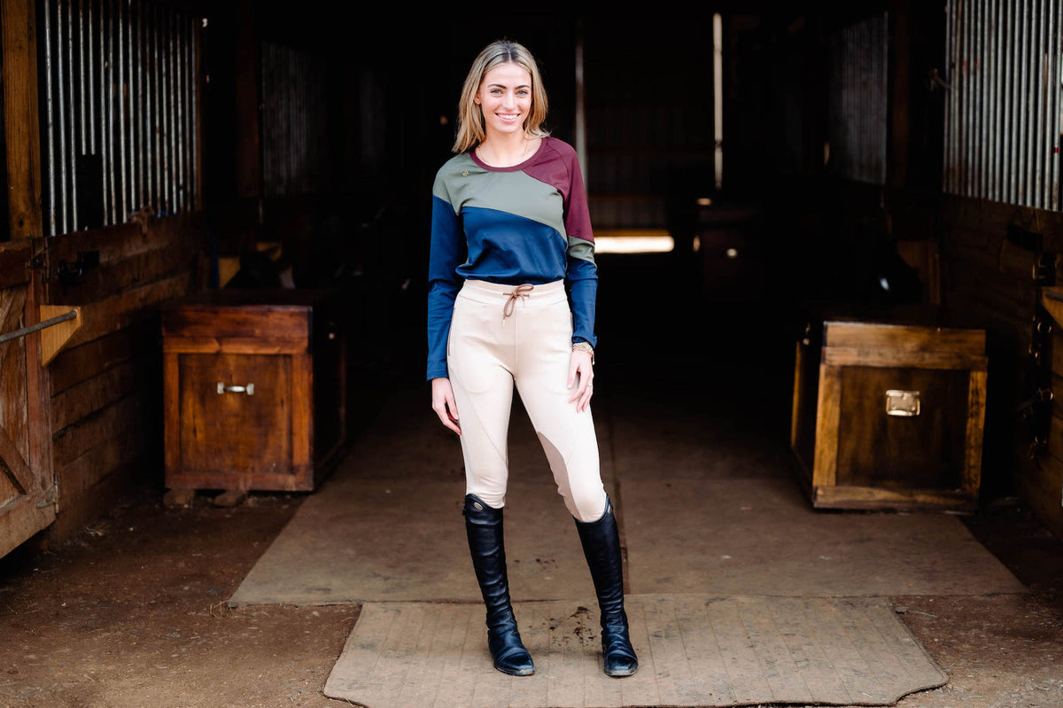 Redingote Jogger Knee Patch Breeches XSmall-Breeches-Consignment-Evolution Equestrian Co.
