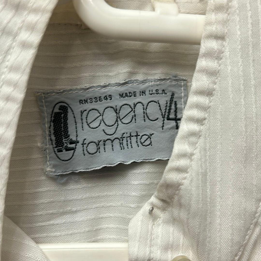 Regency 4 Form Fitted Short Sleeve Show Shirt Kids Large-Show Shirts-Consignment-Evolution Equestrian Co.