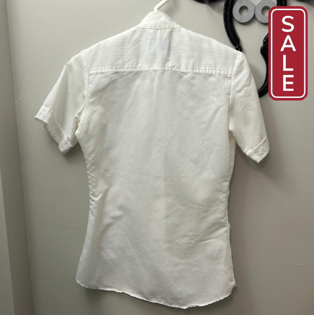 Regency 4 Form Fitted Short Sleeve Show Shirt Kids Large-Show Shirts-Consignment-Evolution Equestrian Co.