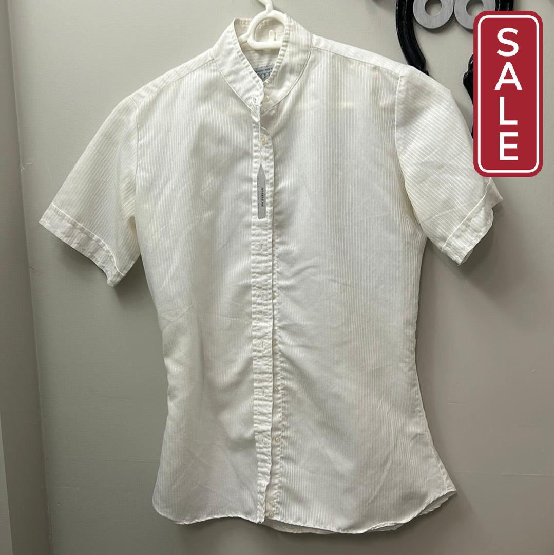 Regency 4 Form Fitted Short Sleeve Show Shirt Kids Large-Show Shirts-Consignment-Evolution Equestrian Co.