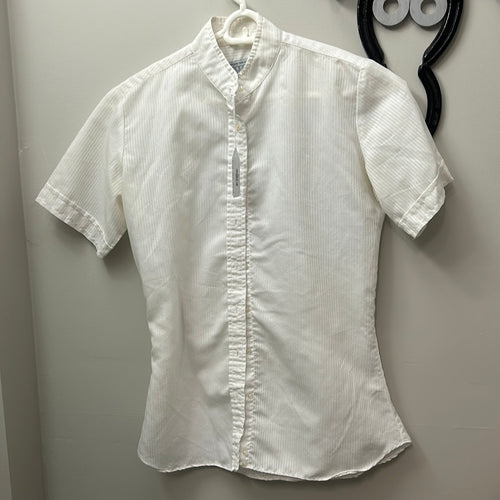Regency 4 Form Fitted Short Sleeve Show Shirt Kids Large-Show Shirts-Consignment-Evolution Equestrian Co.
