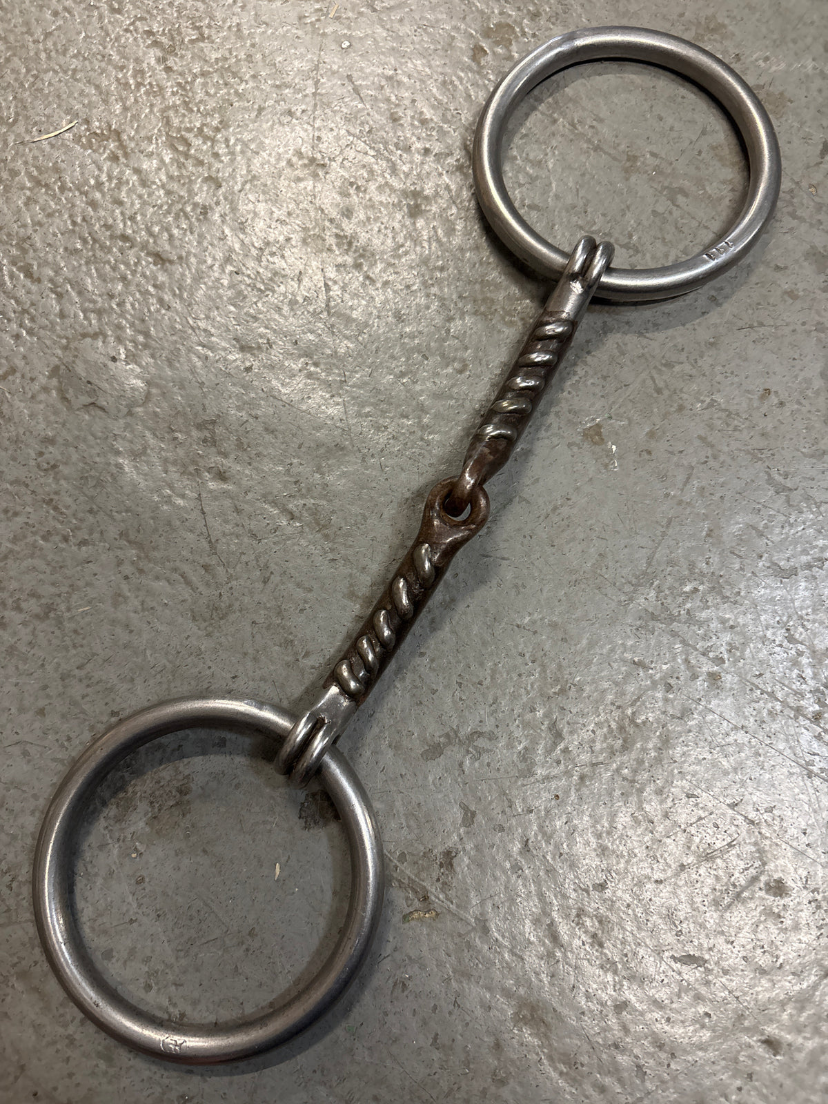 Reinsman Loose Ring Snaffle with Ridges 5"-Bit-Consignment-Evolution Equestrian Co.