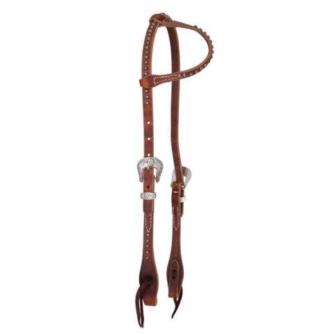 Reinsman One Ear Headstall Rosewood-Western Headstall-Consignment-Evolution Equestrian Co.