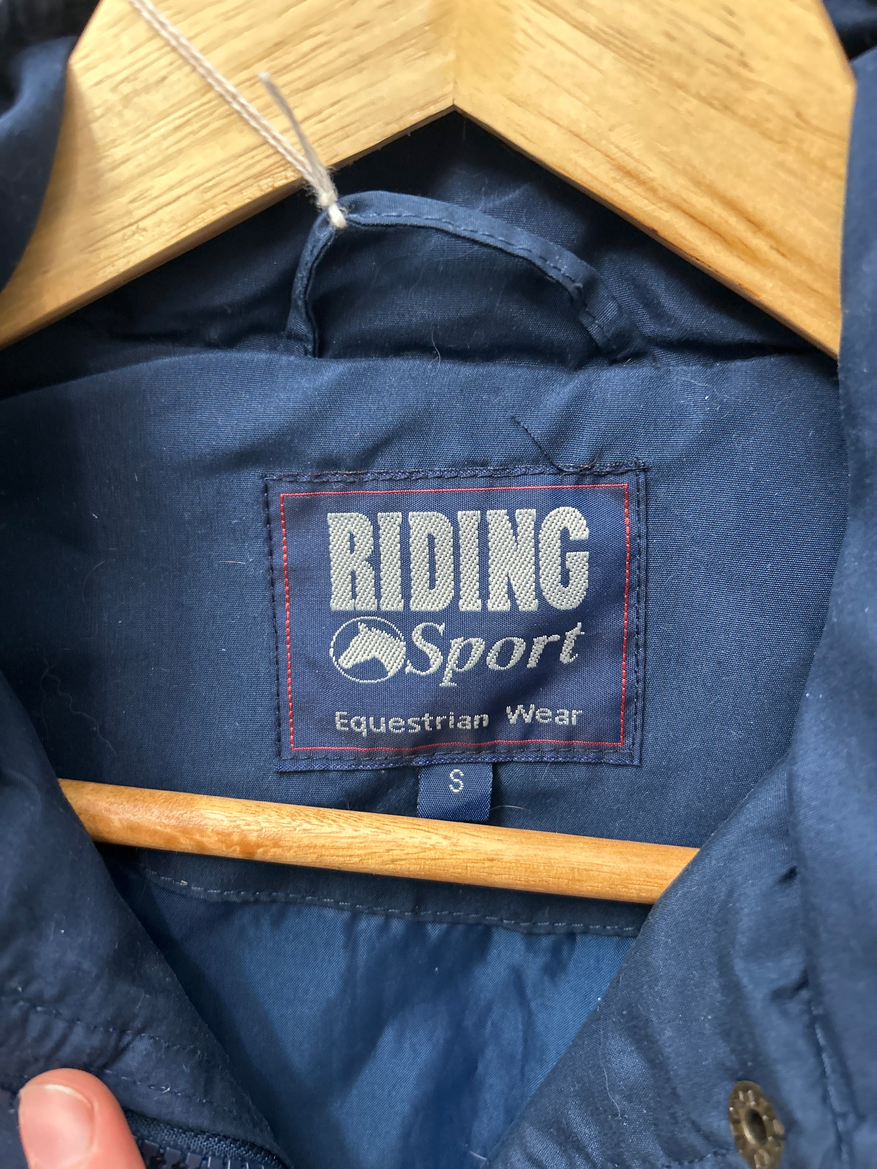 Rider's Navy Quilted Vest 8-Vest-Consignment-Evolution Equestrian Co.