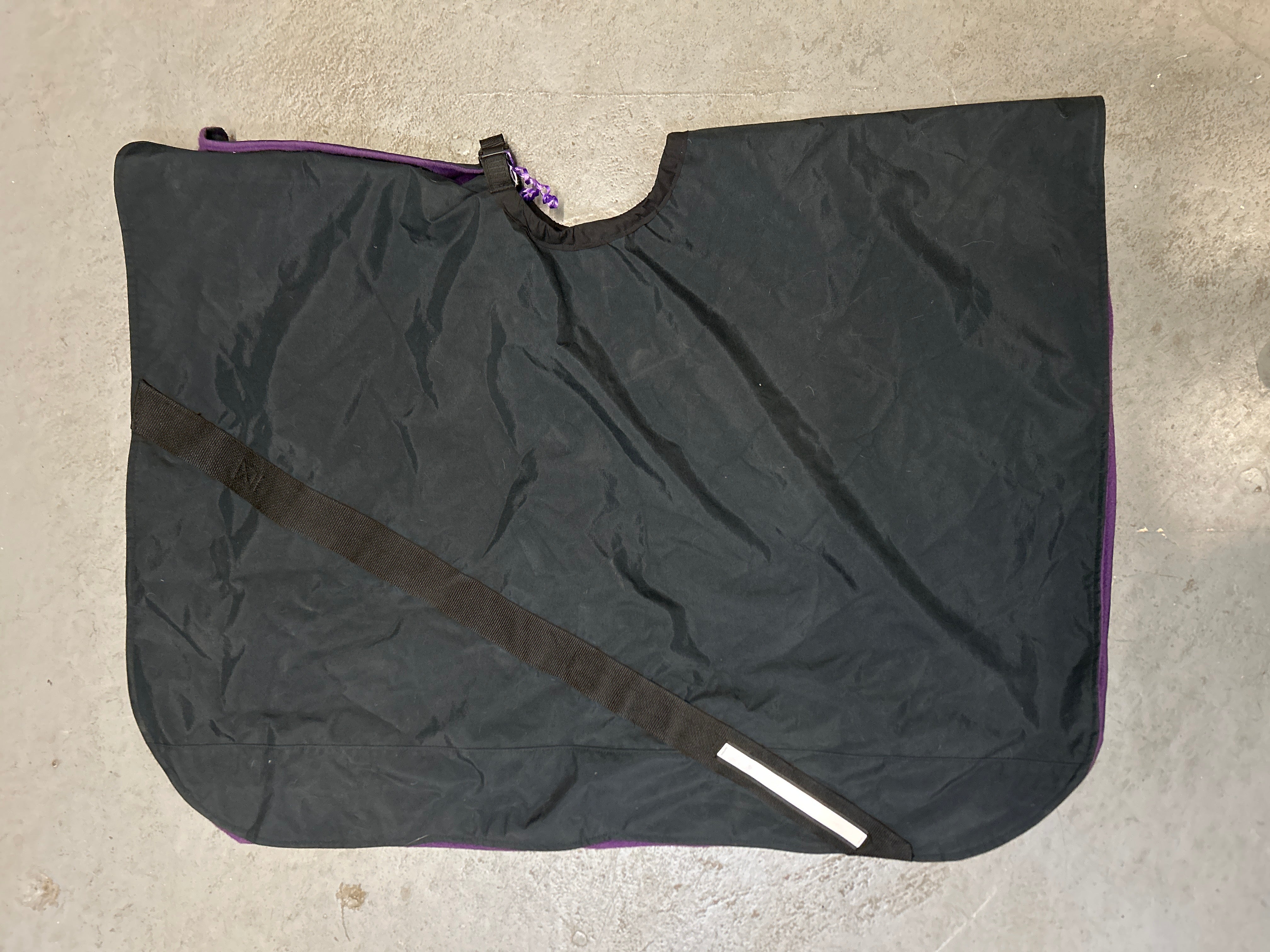 Riding Skirt Black/Purple-Riding Clothes-Consignment-Evolution Equestrian Co.