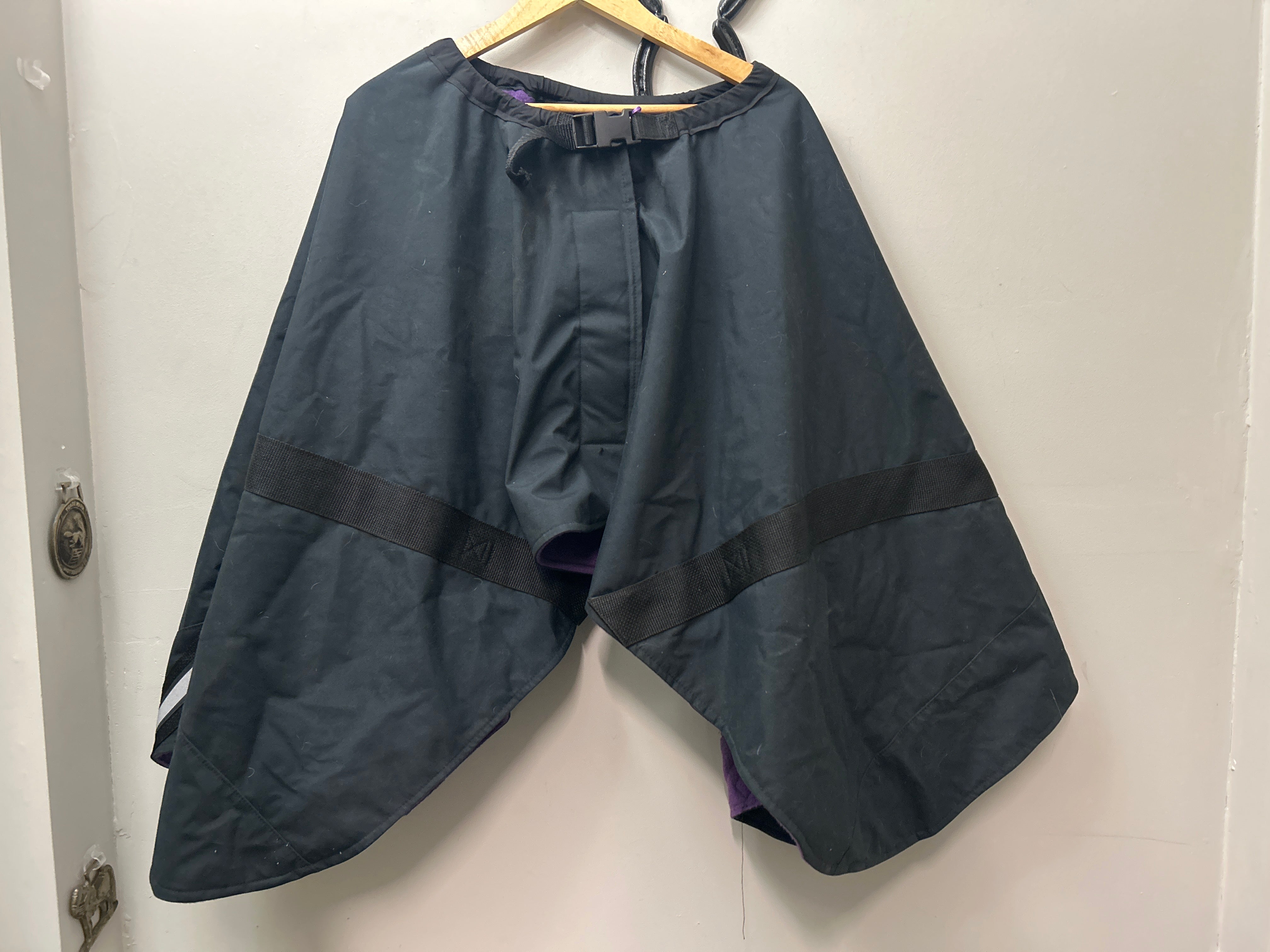 Riding Skirt Black/Purple-Riding Clothes-Consignment-Evolution Equestrian Co.