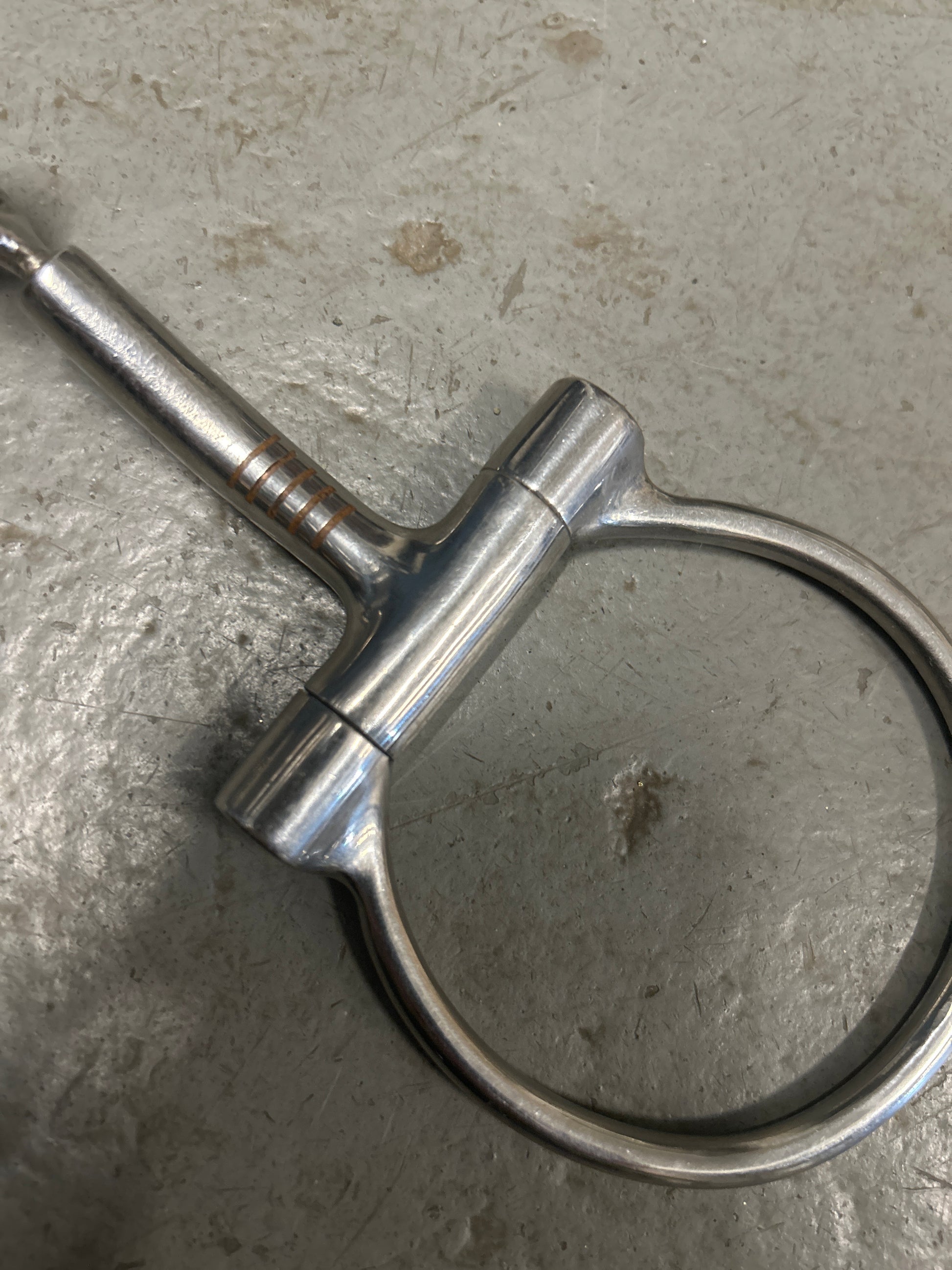 Robart Pinchless Offset Dee Snaffle 5"-Bit-Consignment-Evolution Equestrian Co.