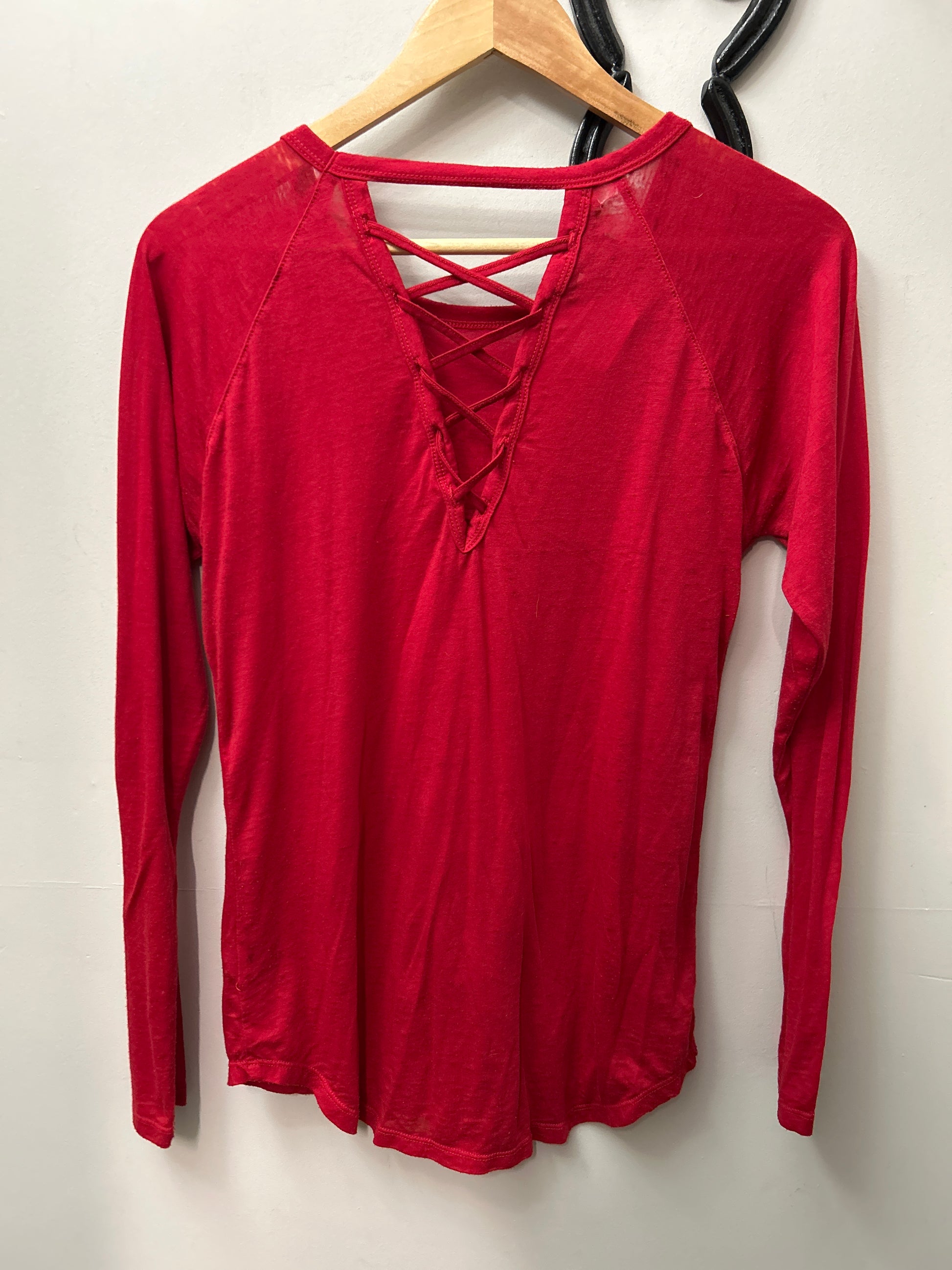 Rock & Roll Cowgirl Shirt Red Buffalo Medium-Western Shirt-Consignment-Evolution Equestrian Co.