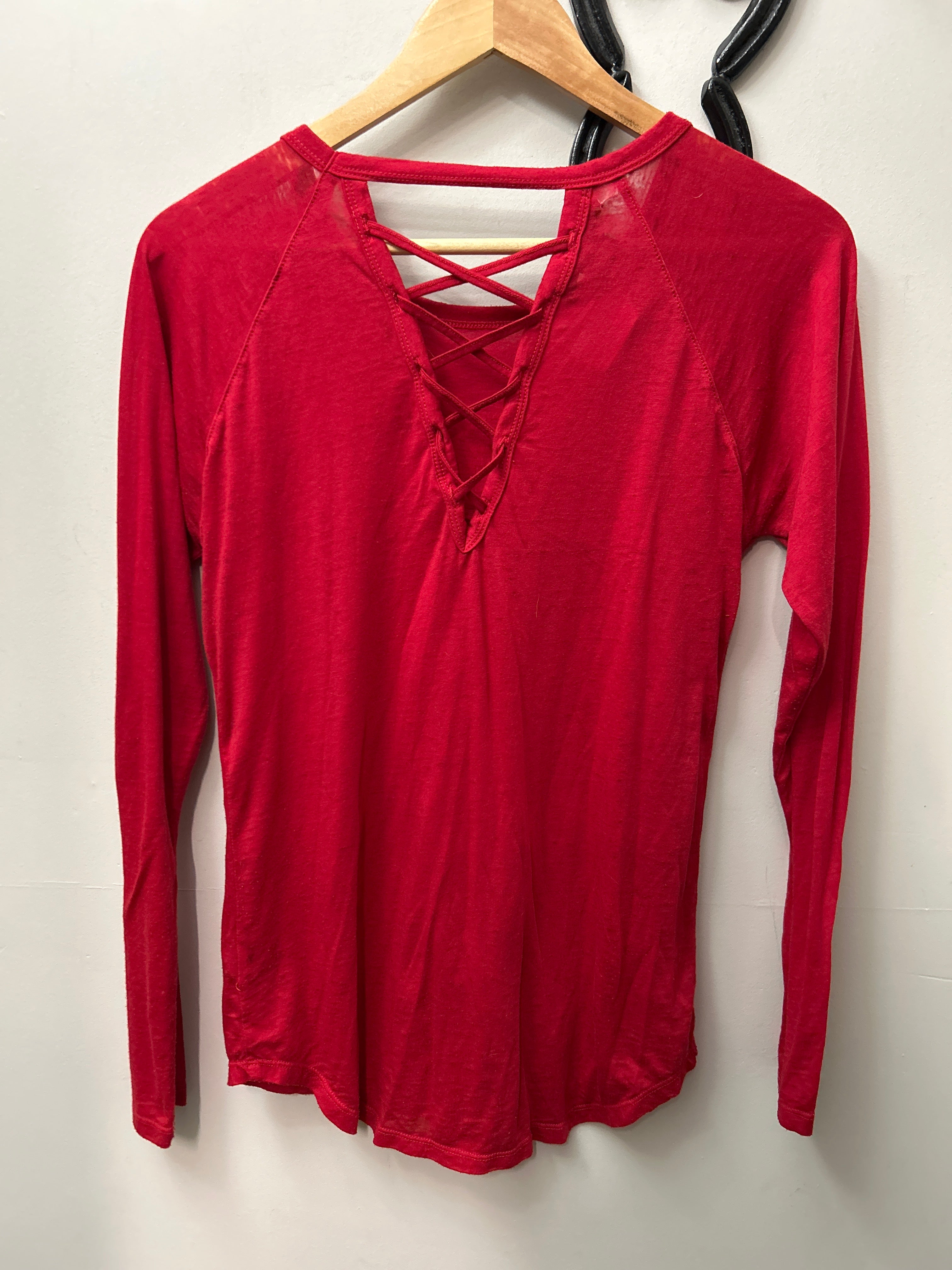 Rock & Roll Cowgirl Shirt Red Buffalo Medium-Western Shirt-Consignment-Evolution Equestrian Co.