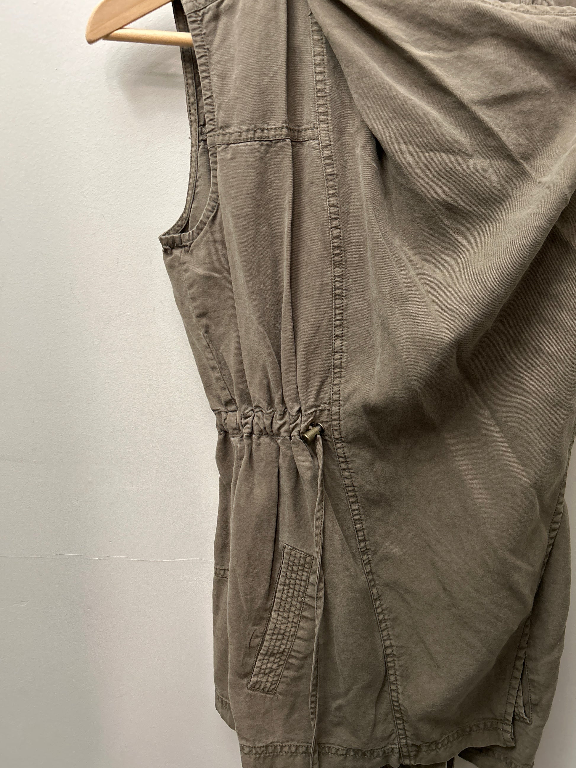 Rock and Roll Cowgirl Army Green Vest Small-Riding Shirts-Consignment-Evolution Equestrian Co.