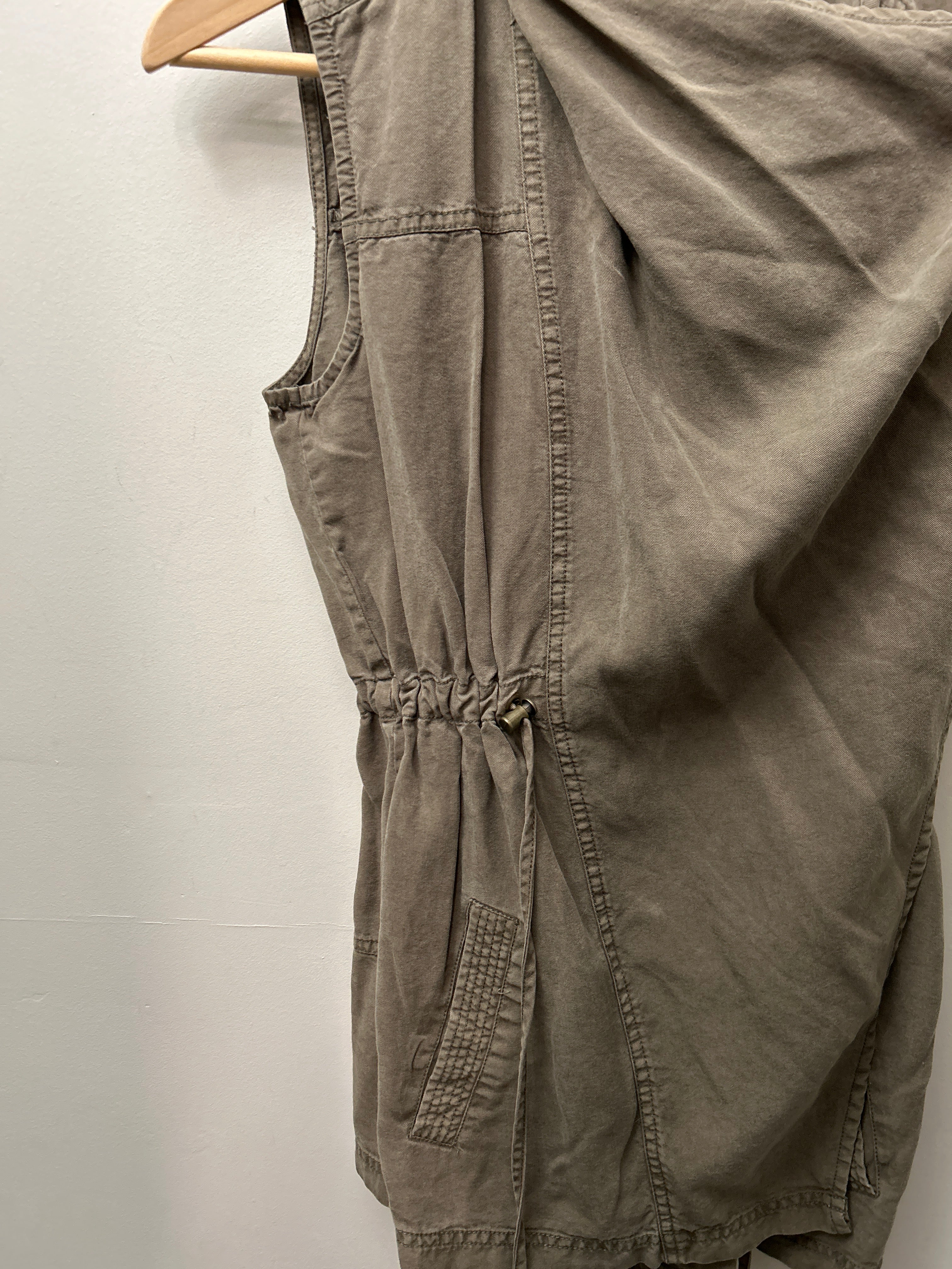 Rock and Roll Cowgirl Army Green Vest Small-Riding Shirts-Consignment-Evolution Equestrian Co.
