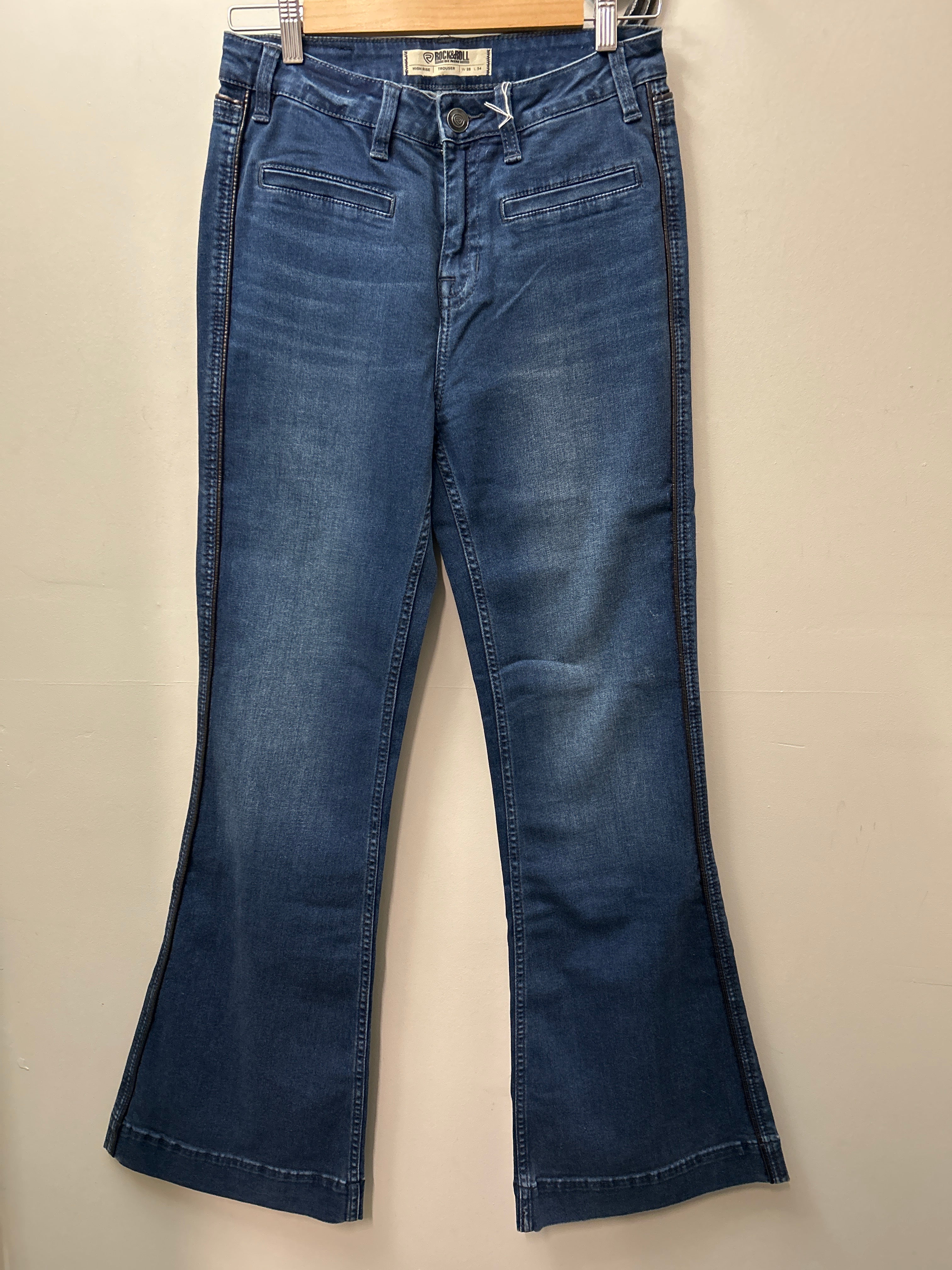 Rock and Roll Jeans Trouser 28 x 34-Jeans-Consignment-Evolution Equestrian Co.