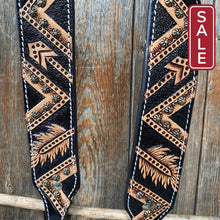 Load image into Gallery viewer, Rodeo Drive - Two Tone Feather &amp; Arrow Studded One Ear Headstall-Western Headstall-Rodeo Drive-Evolution Equestrian Co.
